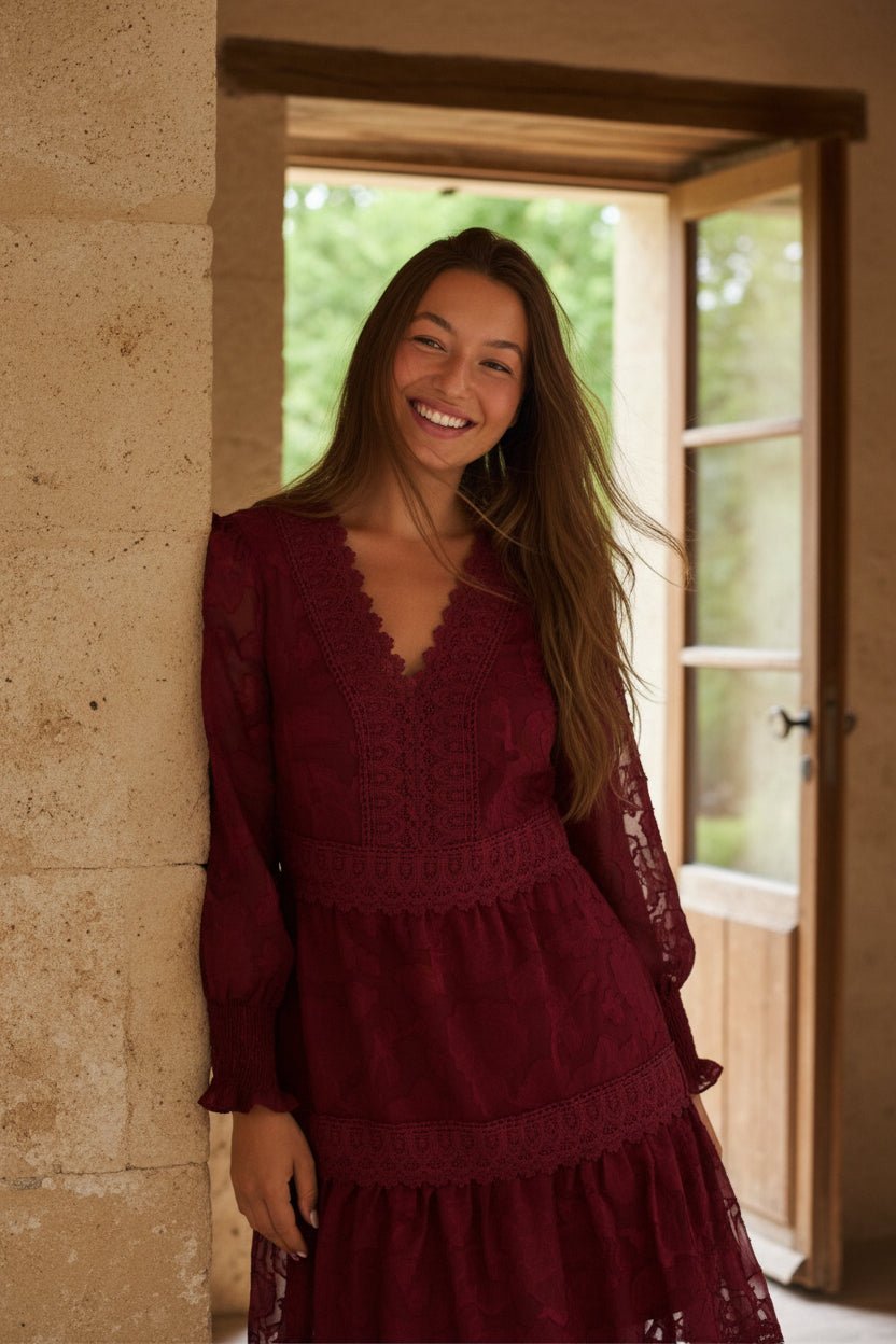 Edith Lace Boho Dress