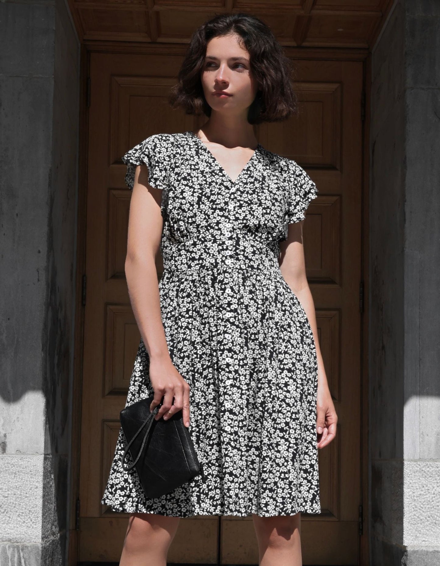 Alma Dress Short Ditsy Floral