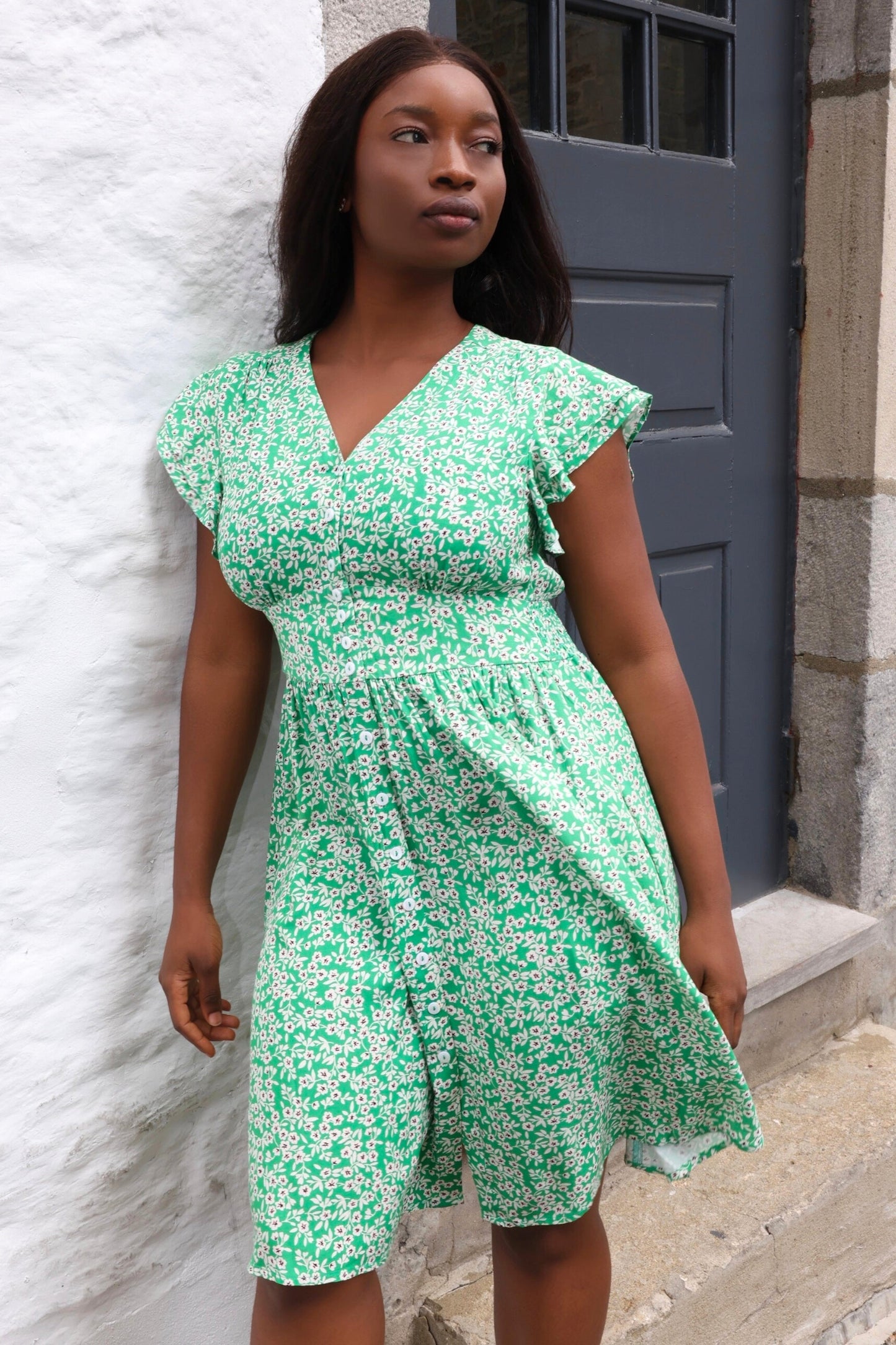 Alma Dress Short Ditsy Floral