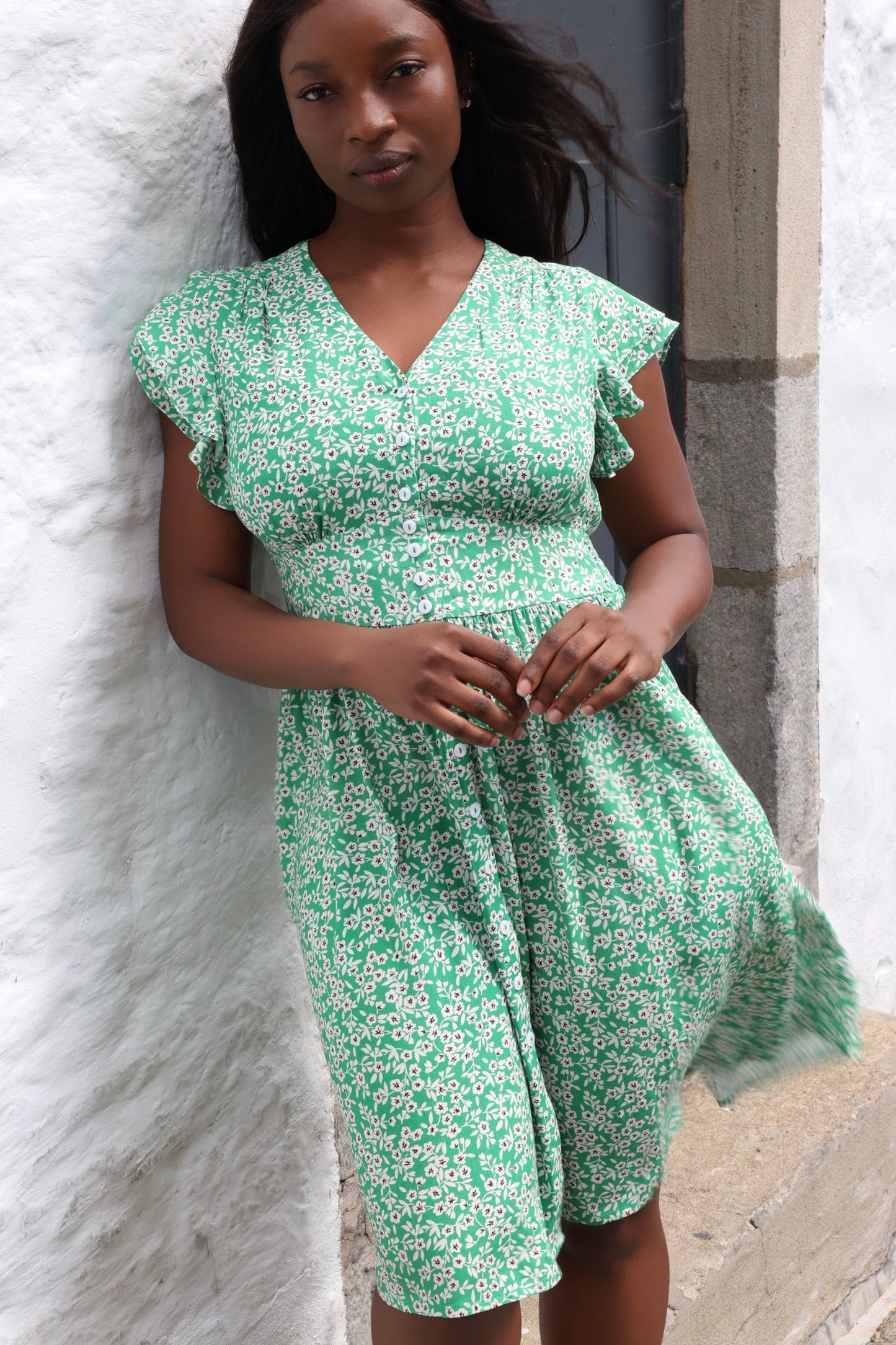 Alma Dress Short Ditsy Floral