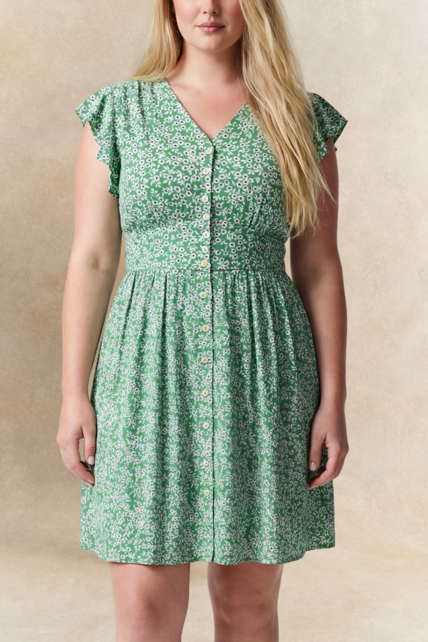 Alma Dress Short Ditsy Floral