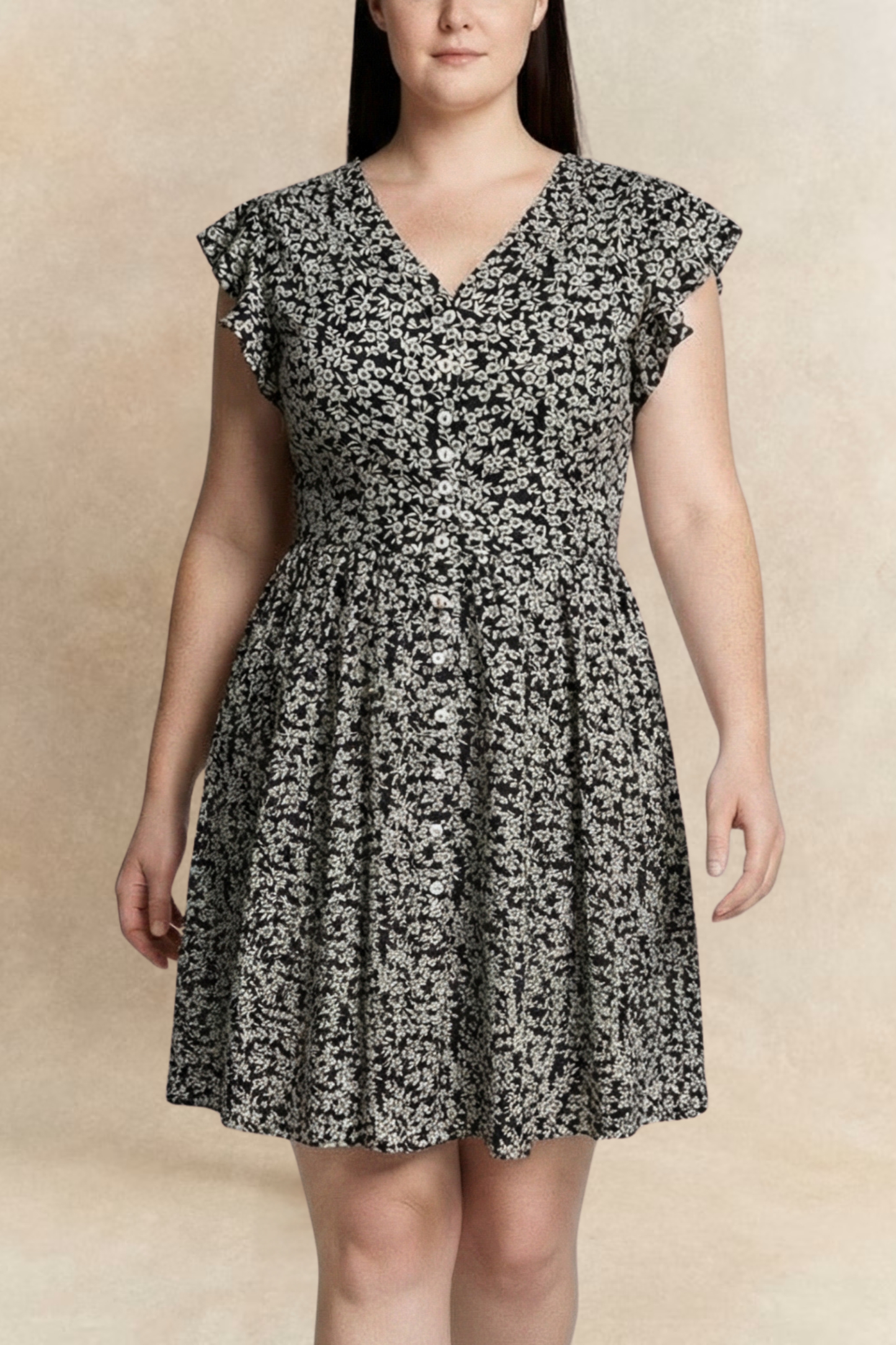 Alma Dress Short Ditsy Floral