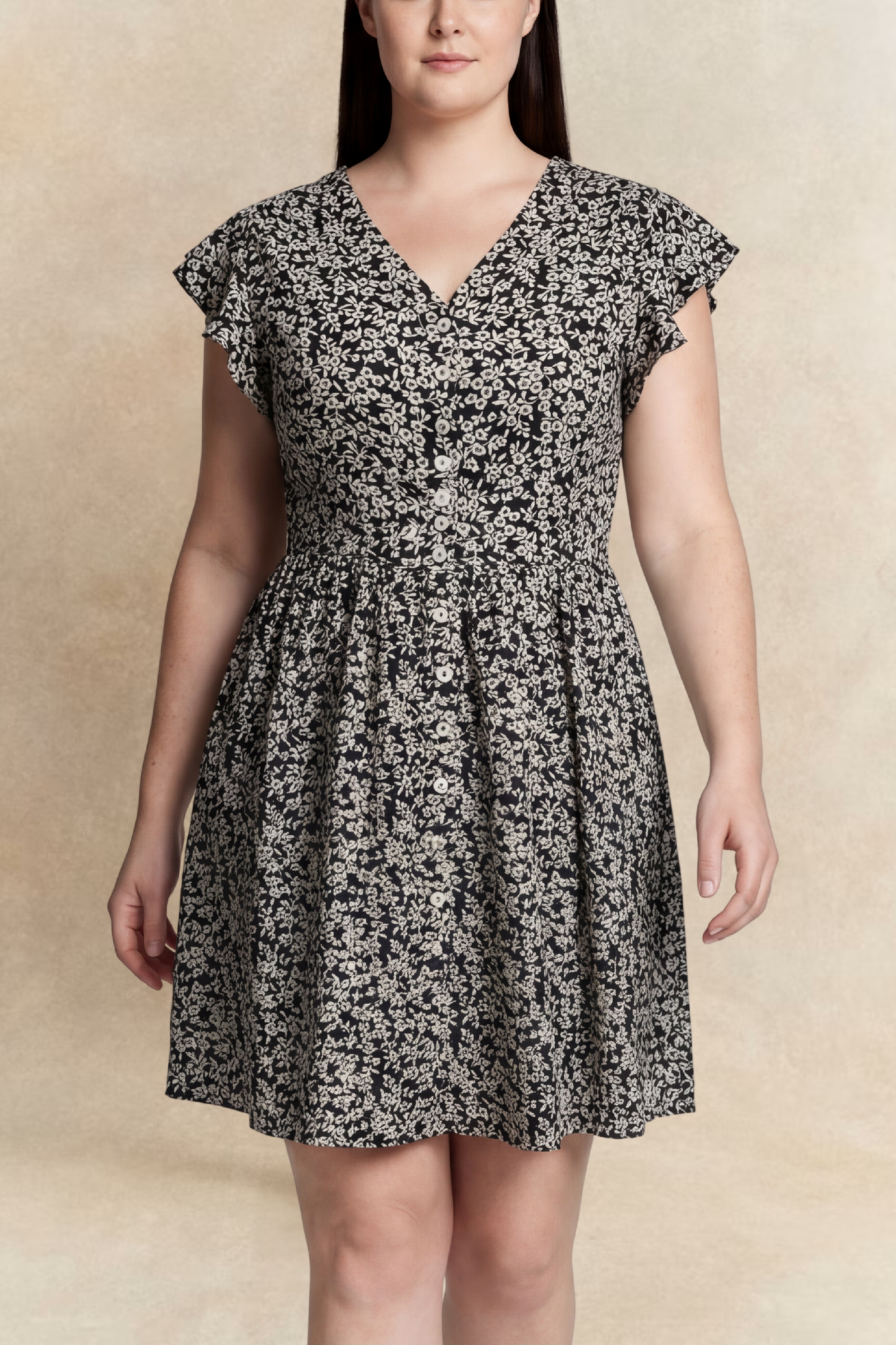 Alma Dress Short Ditsy Floral