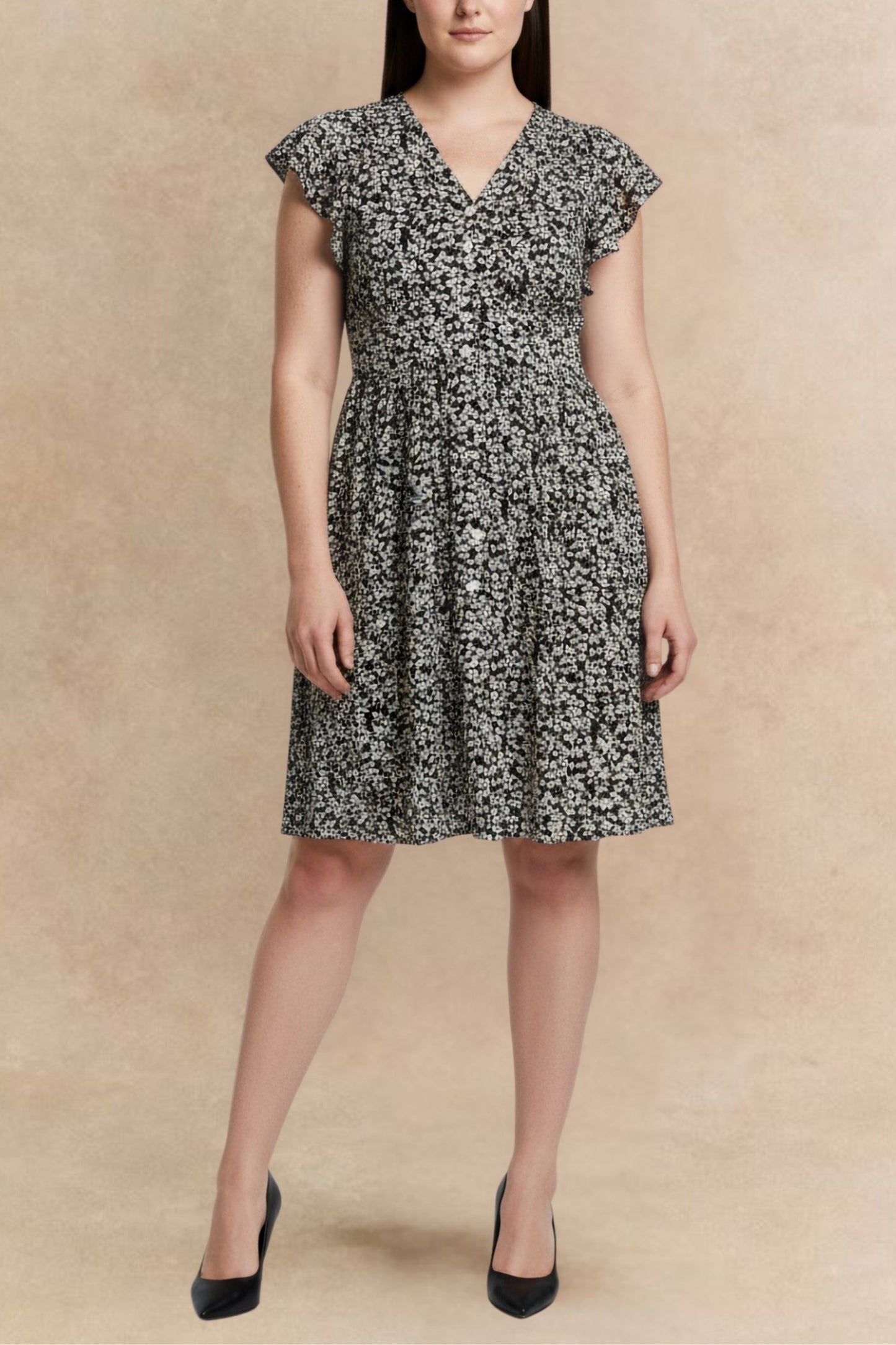 Alma Dress Short Ditsy Floral