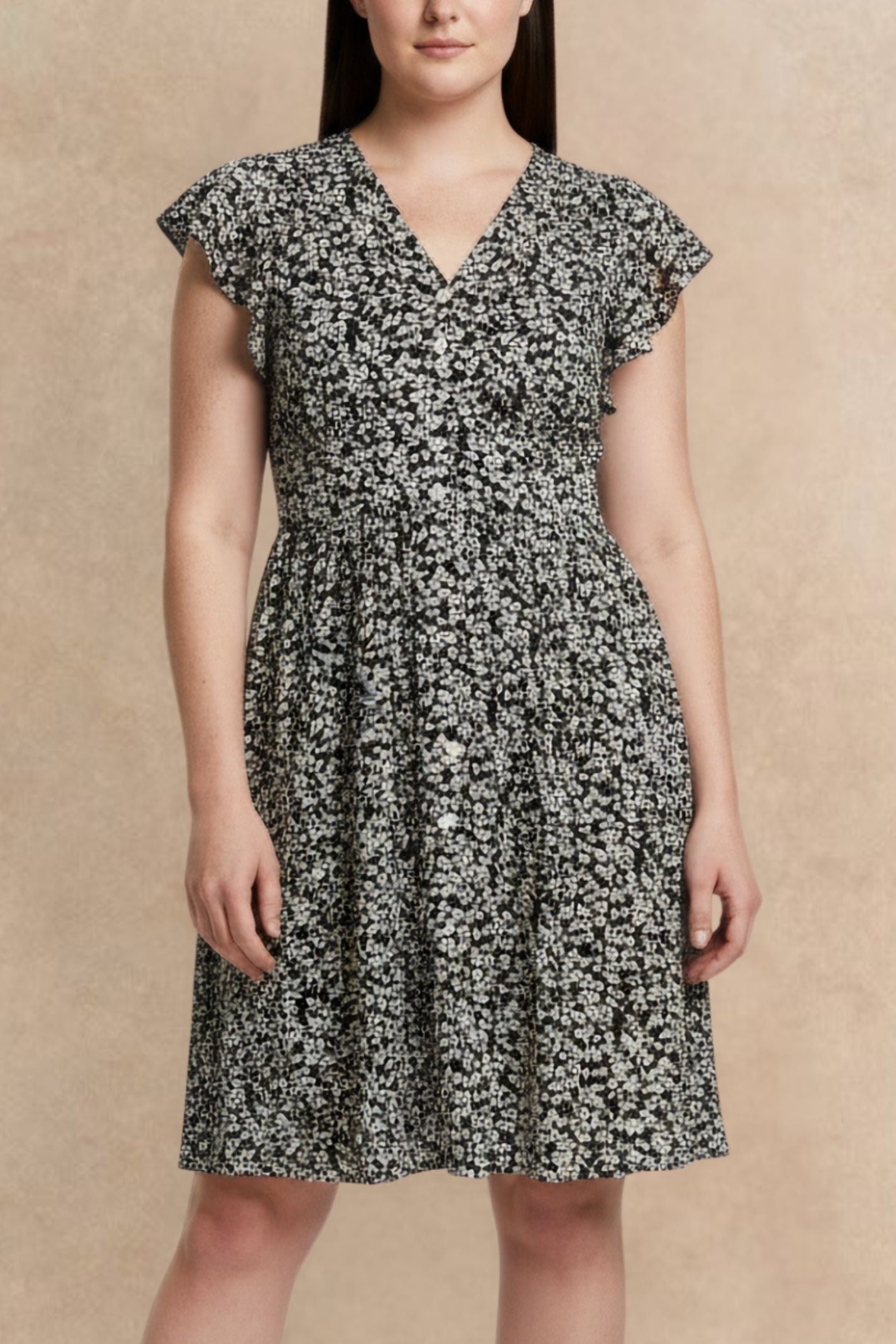 Alma Dress Short Ditsy Floral