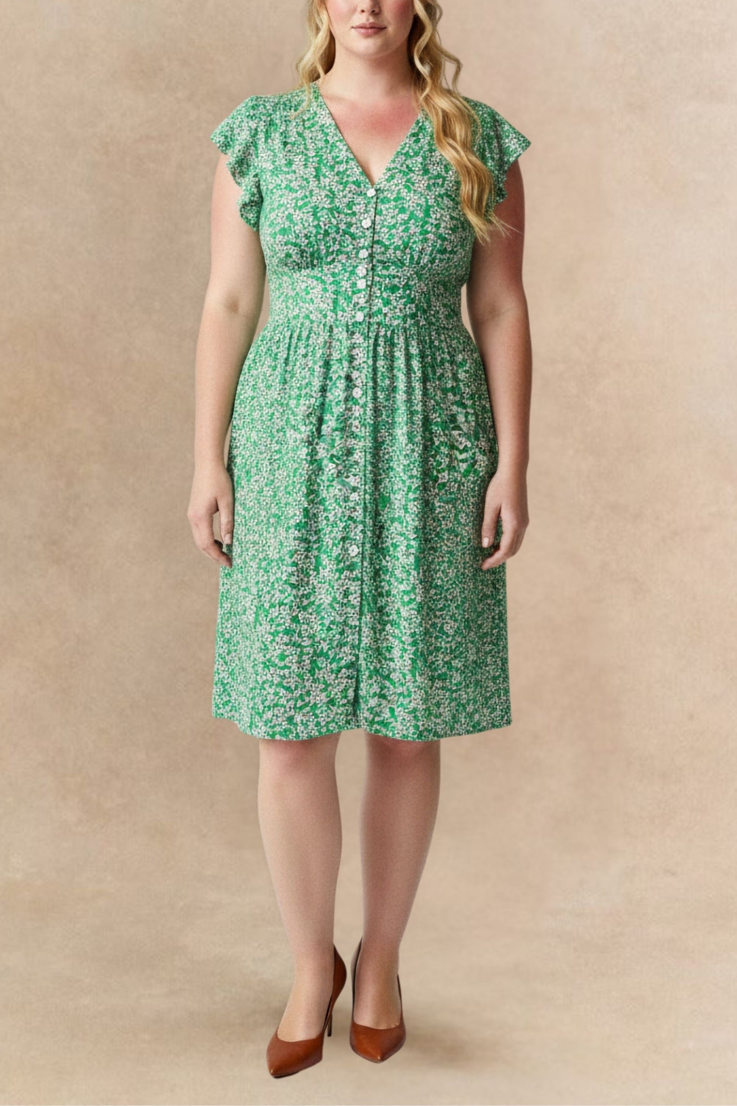 Alma Dress Short Ditsy Floral