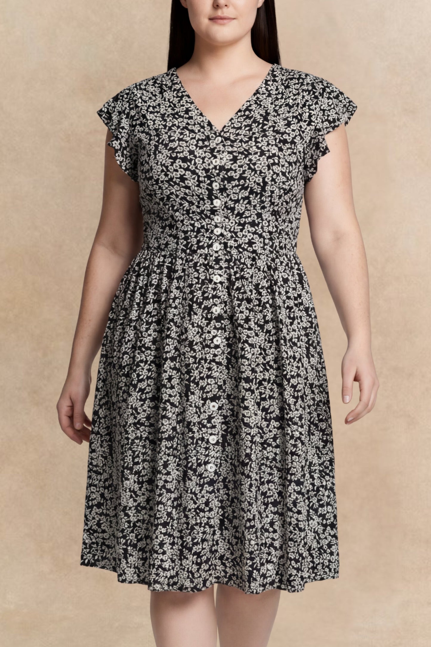 Alma Dress Short Ditsy Floral