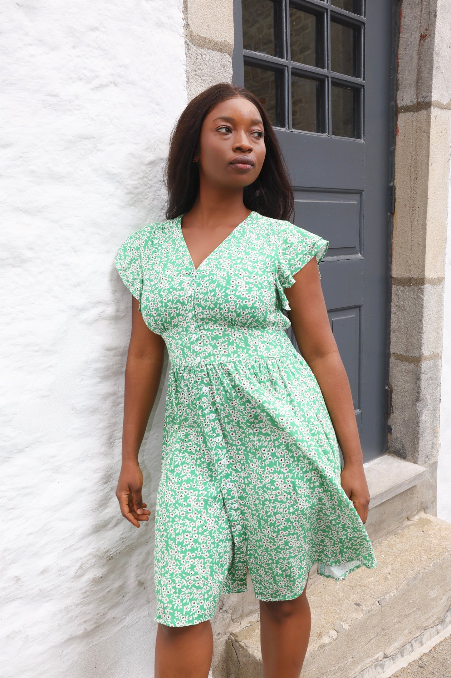 Alma Dress Short Ditsy Floral