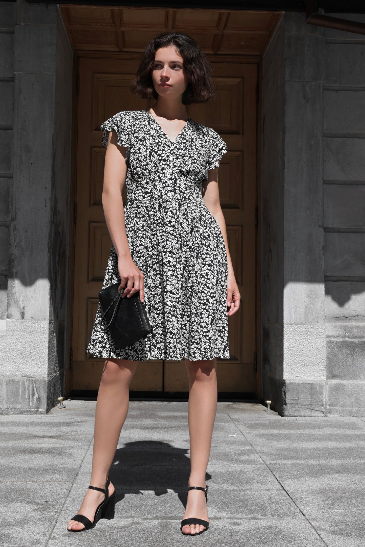 Alma Dress Short Ditsy Floral