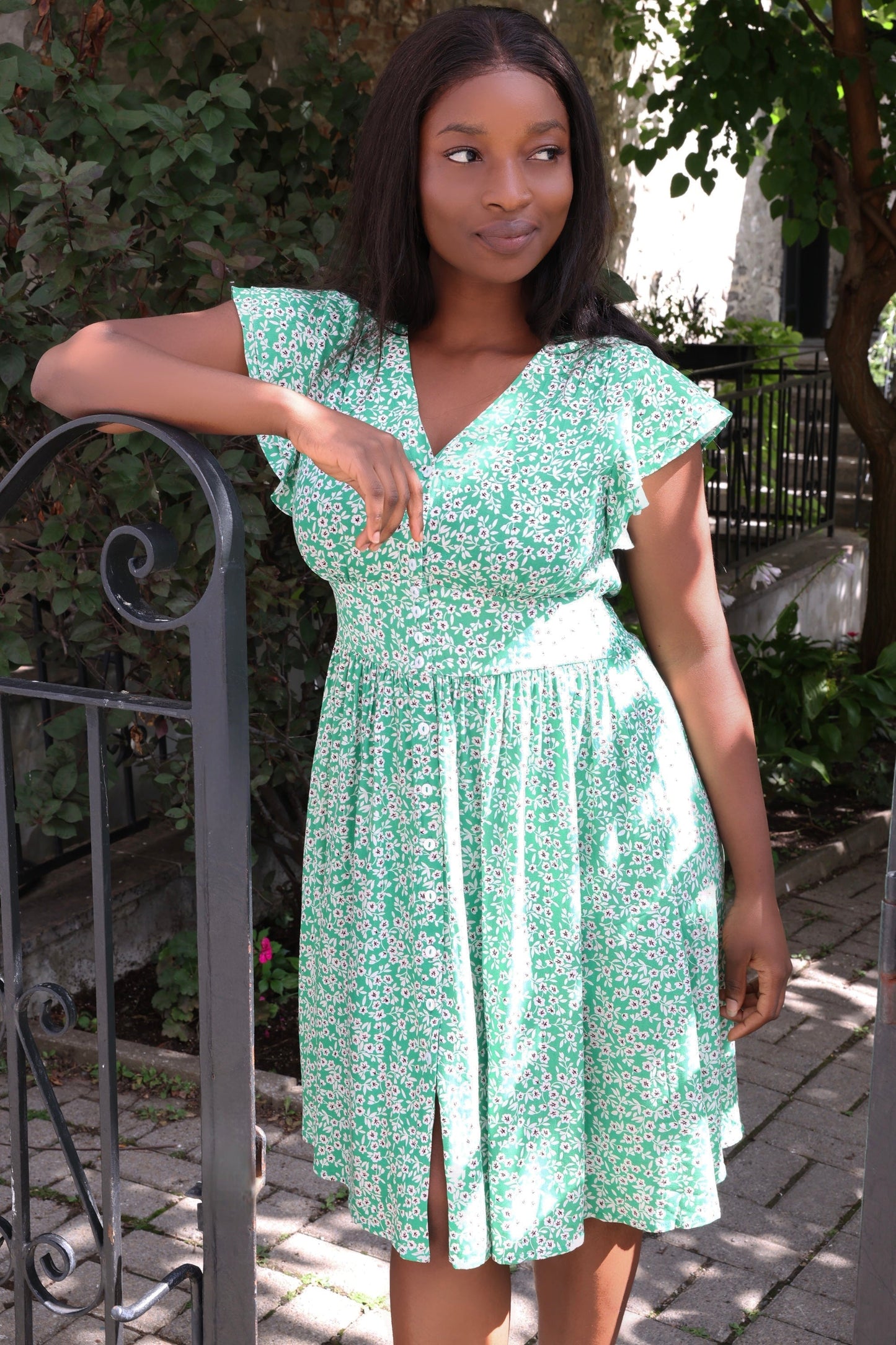 Alma Dress Short Ditsy Floral