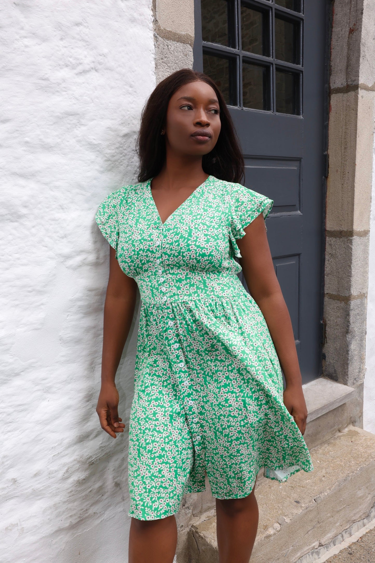 Alma Dress Short Ditsy Floral