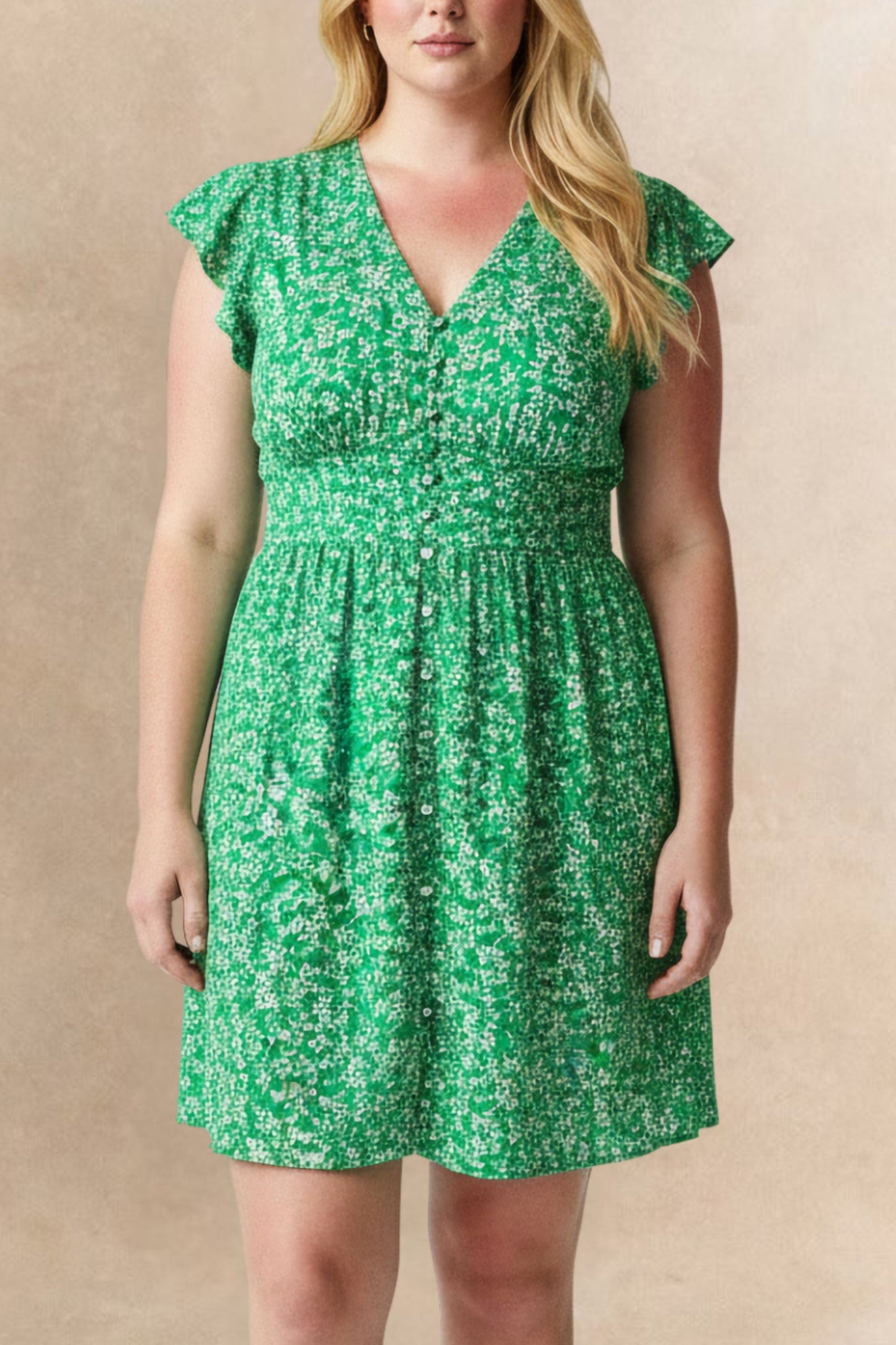 Alma Dress Short Ditsy Floral