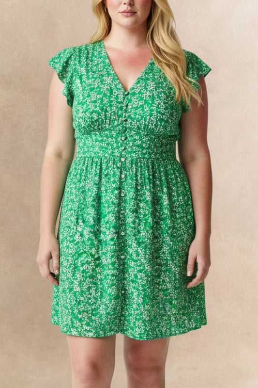 Alma Dress Short Ditsy Floral