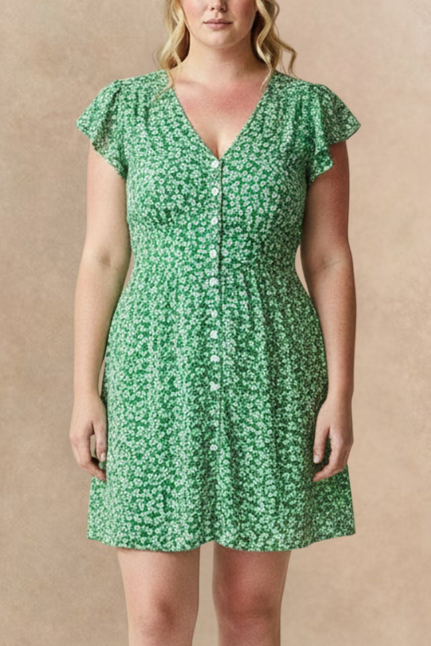 Alma Dress Short Ditsy Floral