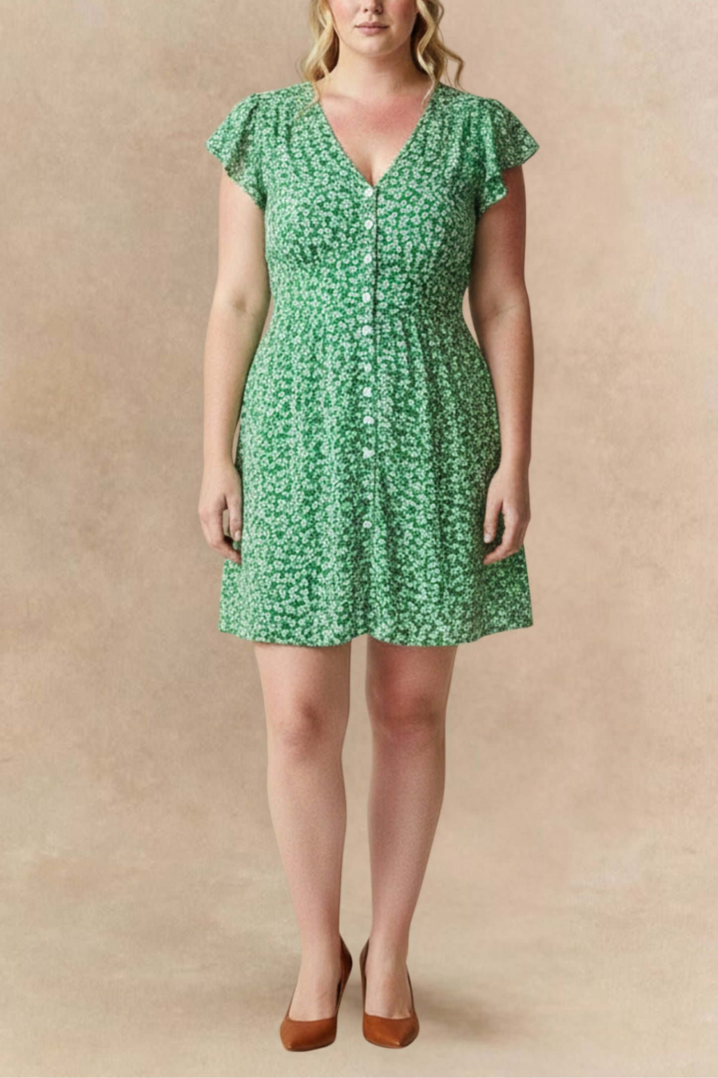 Alma Dress Short Ditsy Floral