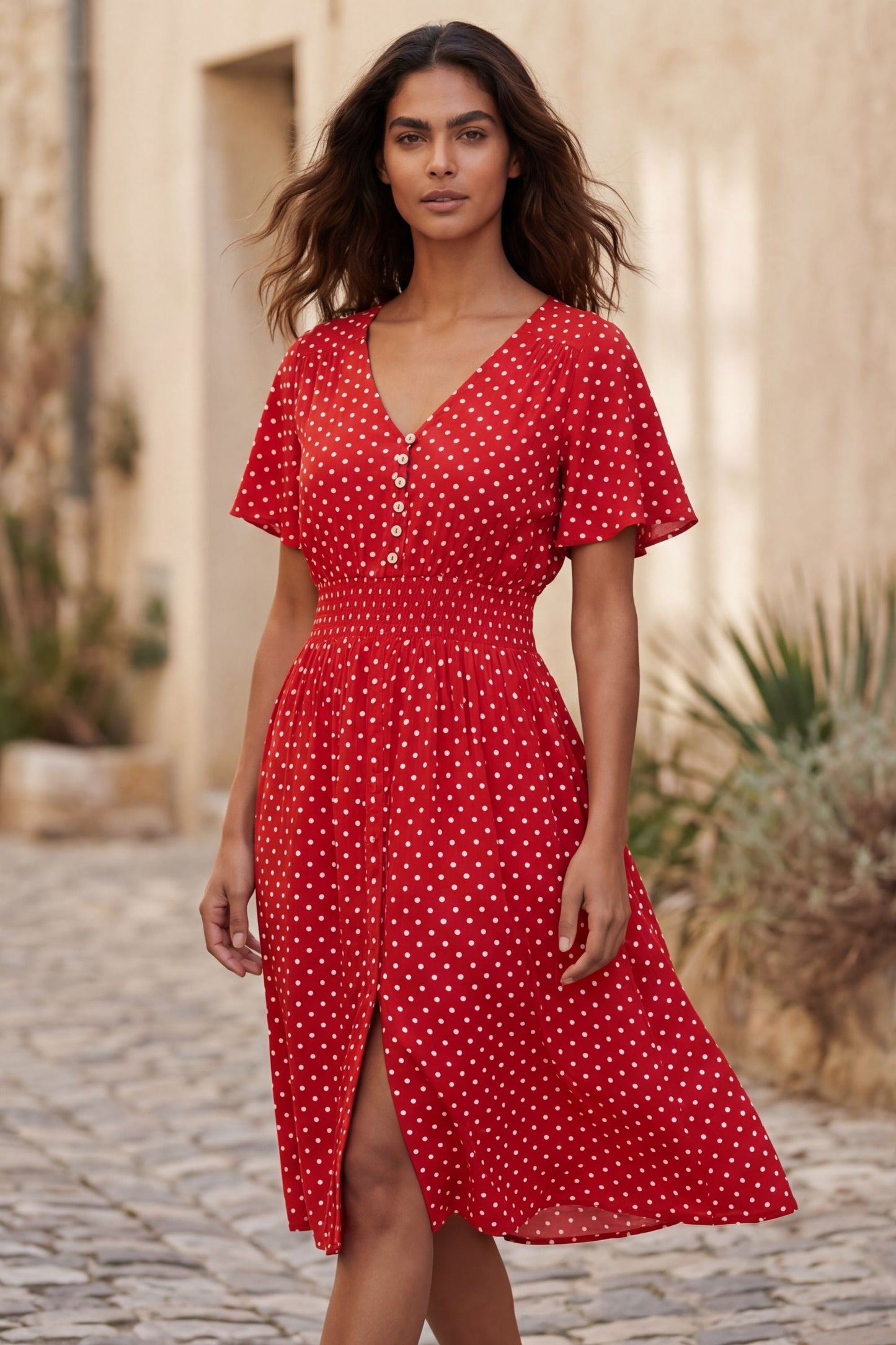 Antoinette Polka Dots Dress