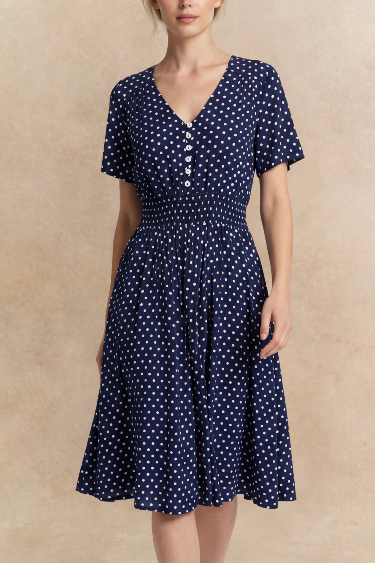 Antoinette Polka Dots Dress