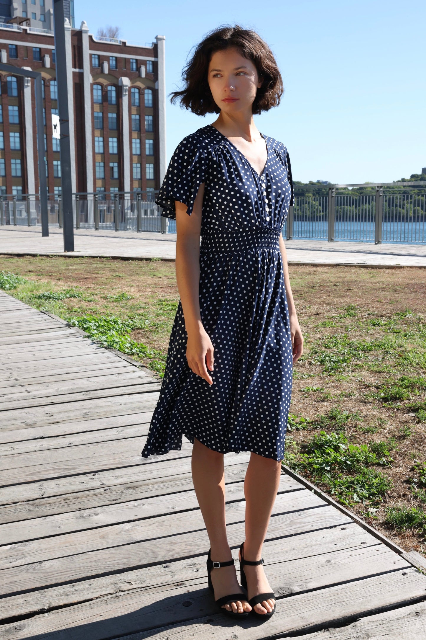 Antoinette Polka Dots Dress