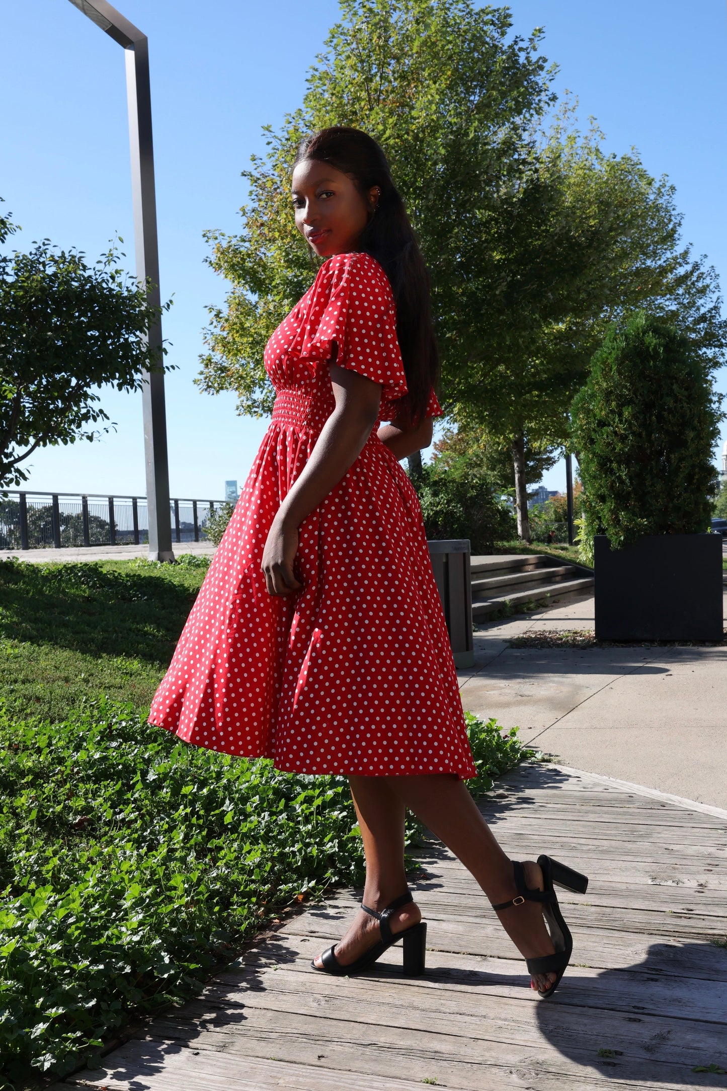 Antoinette Polka Dots Dress