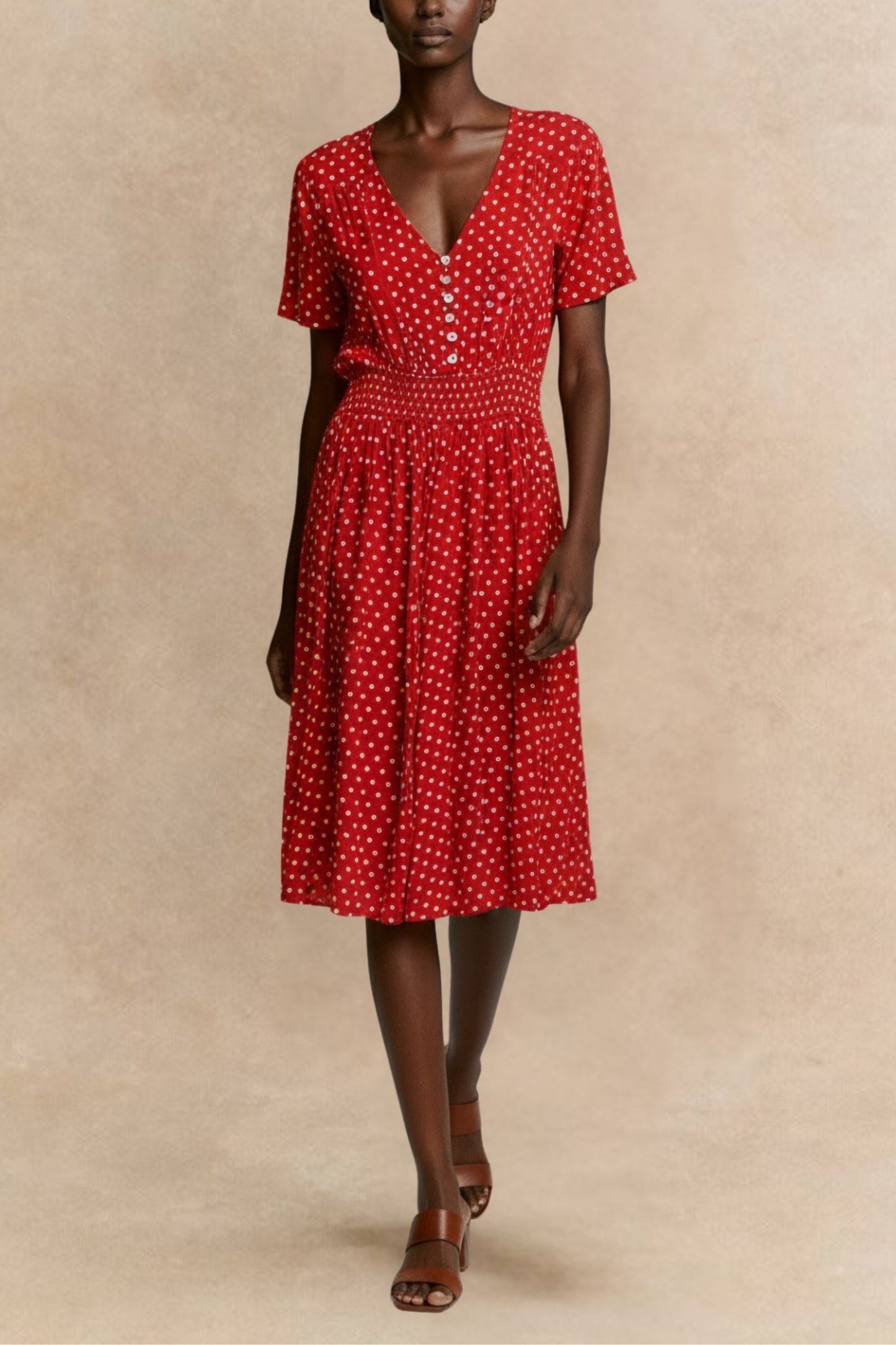 Antoinette Polka Dots Dress