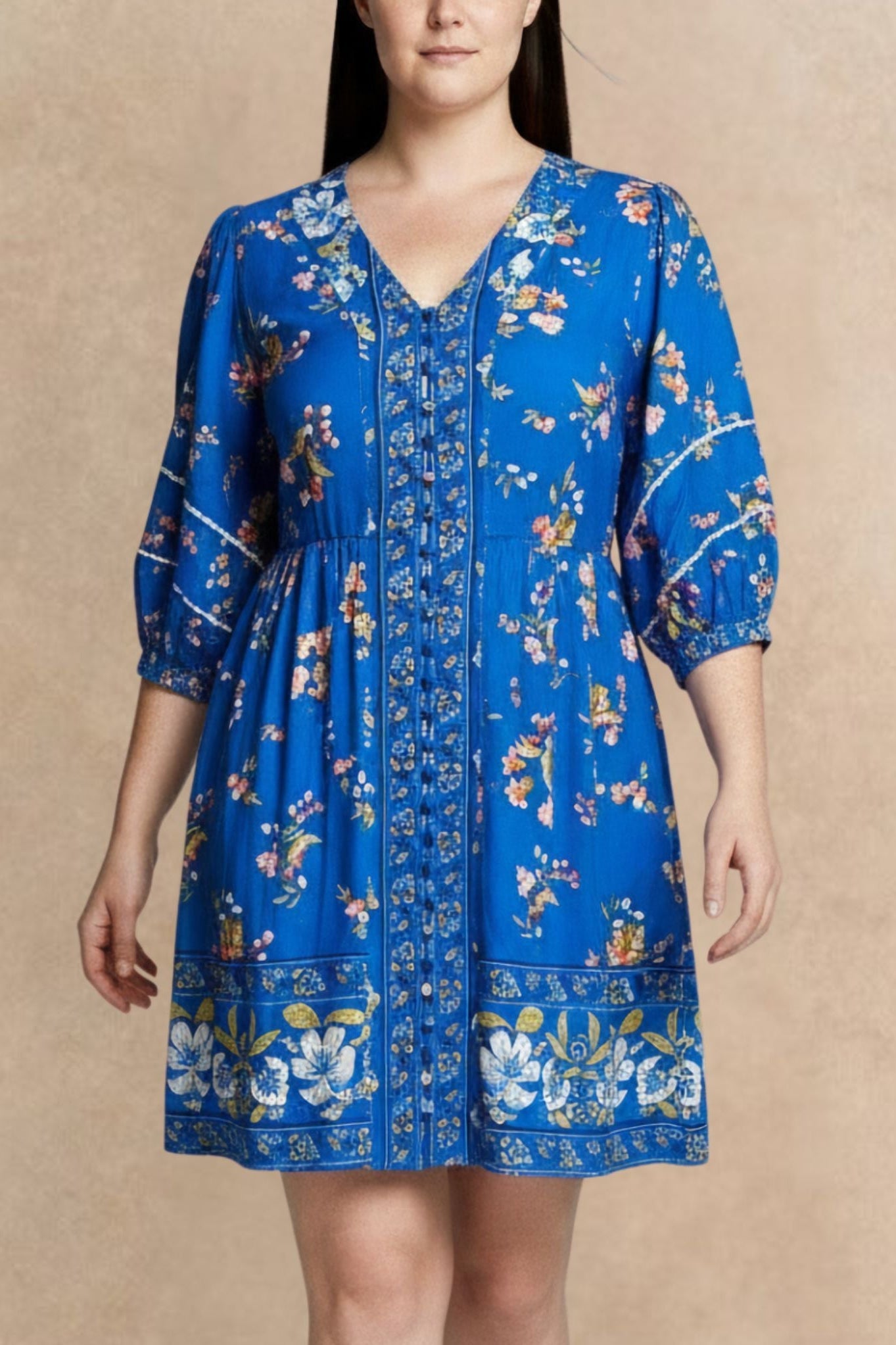 PRE-SALE | Brigitta Printed Boho Dress