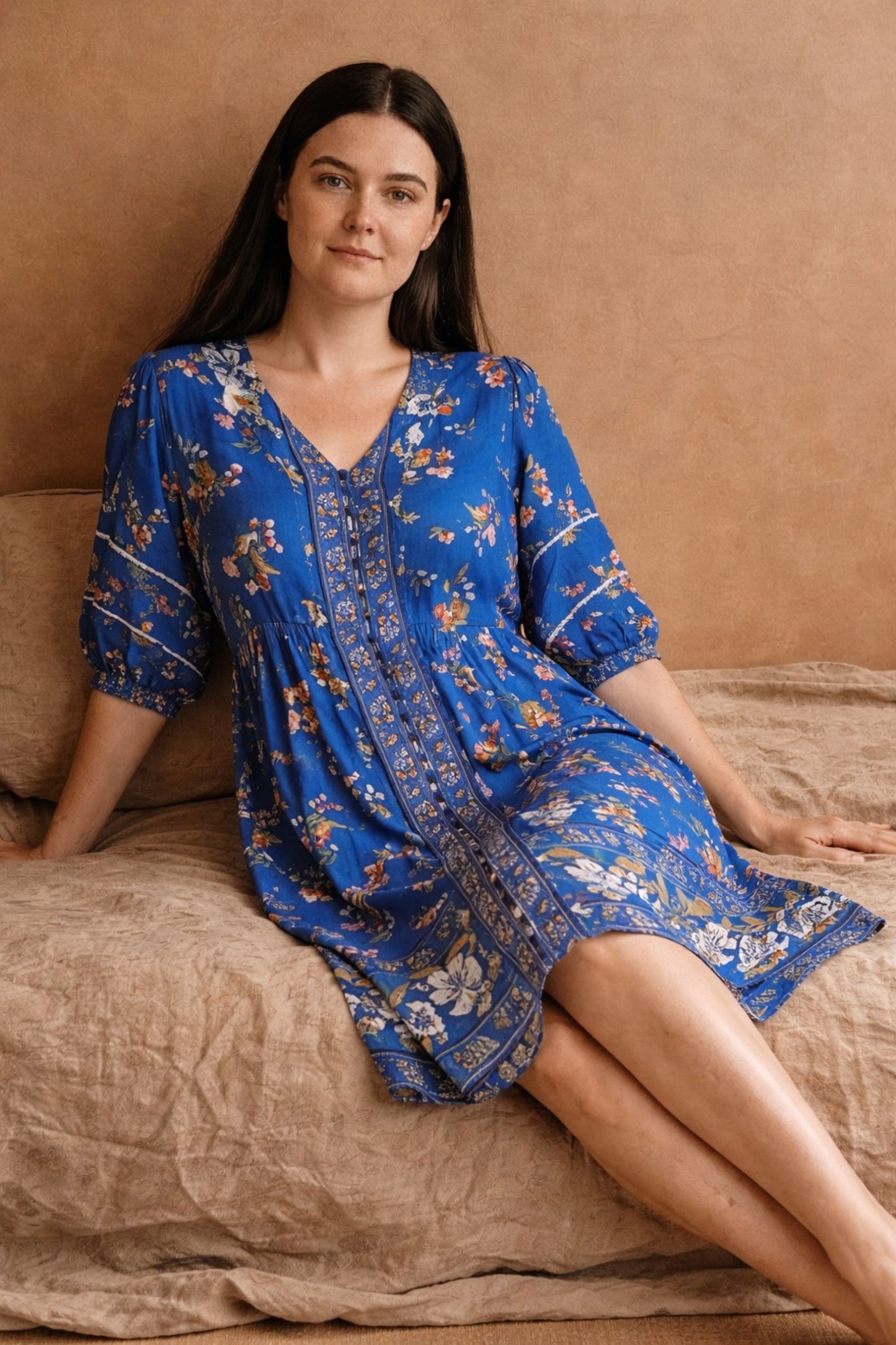 PRE-SALE | Brigitta Printed Boho Dress