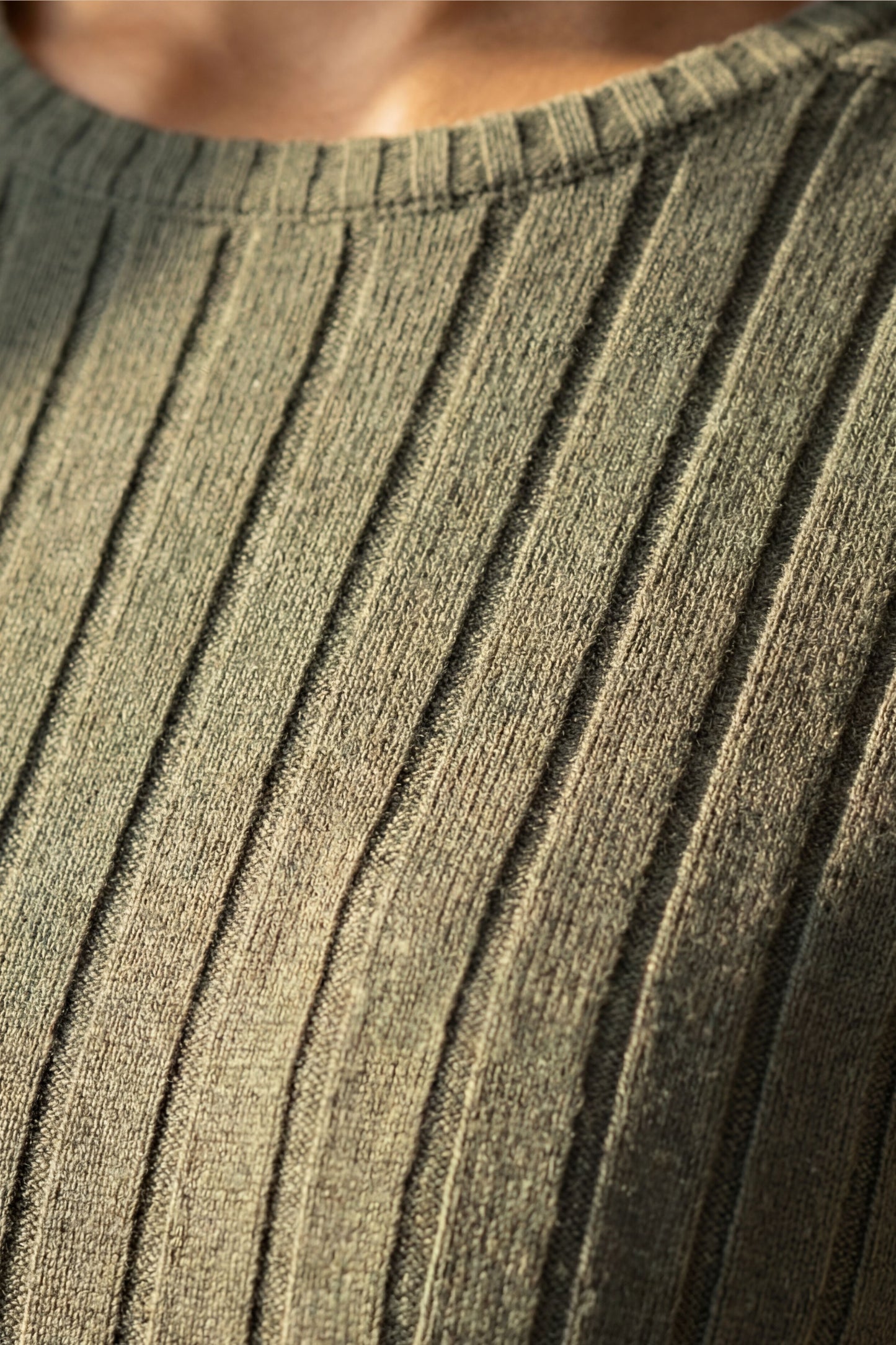 Camila Ribbed Knit A-Line Dress