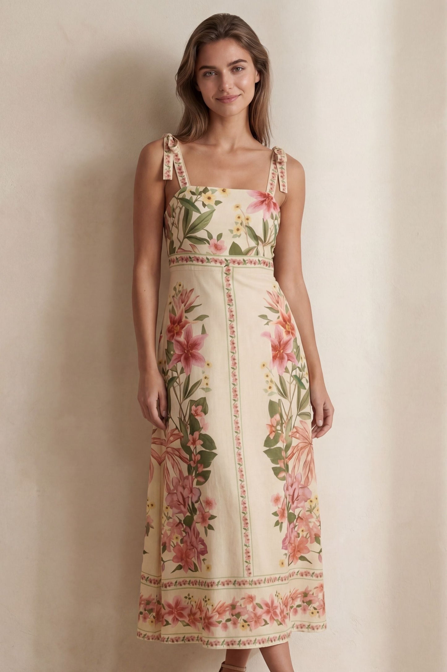 Carmina Floral Printed Maxi Dress