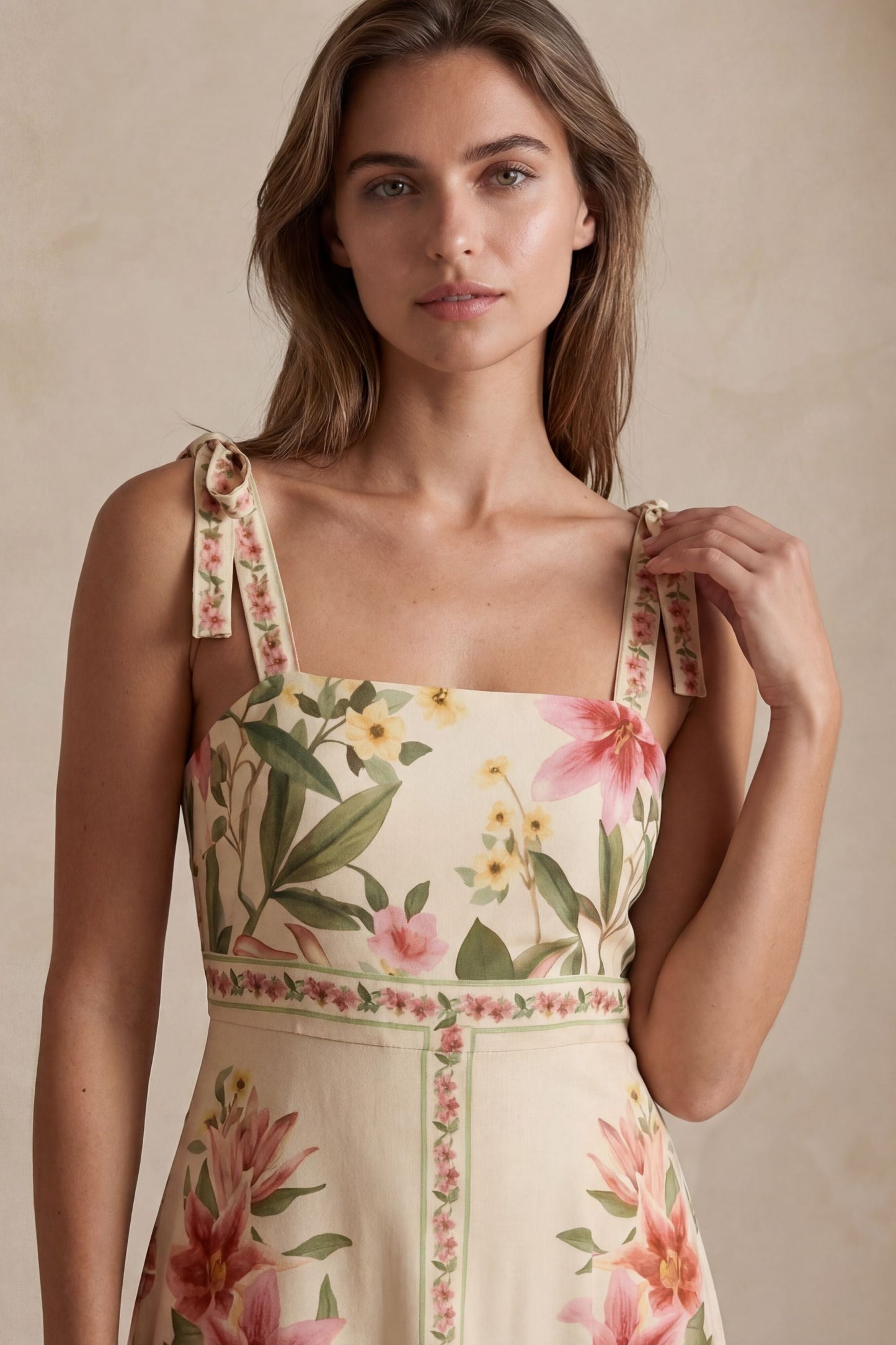 Carmina Floral Printed Maxi Dress