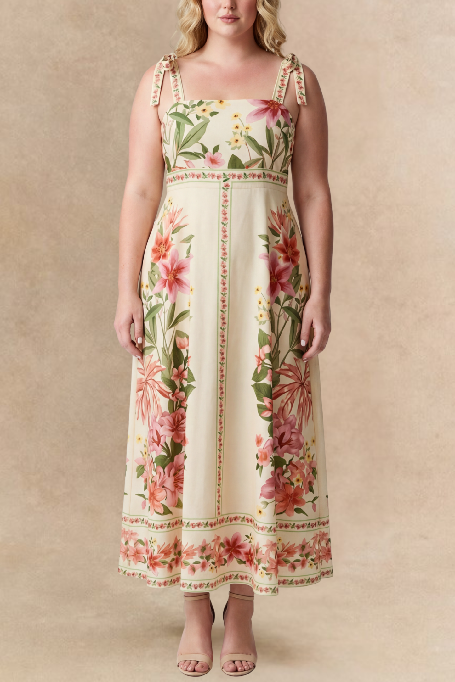 Carmina Floral Printed Maxi Dress
