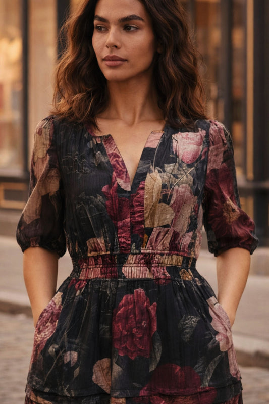 Catherine Floral Smocked Dress