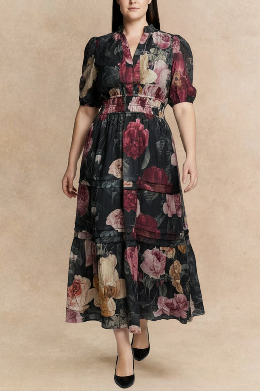Catherine Floral Smocked Dress