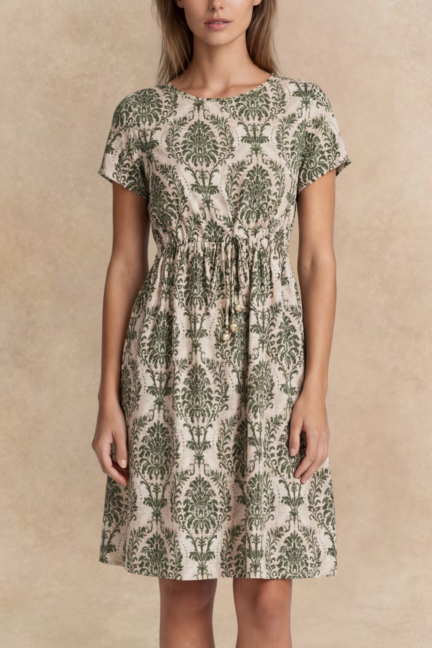 Celia Green Short Printed Dress