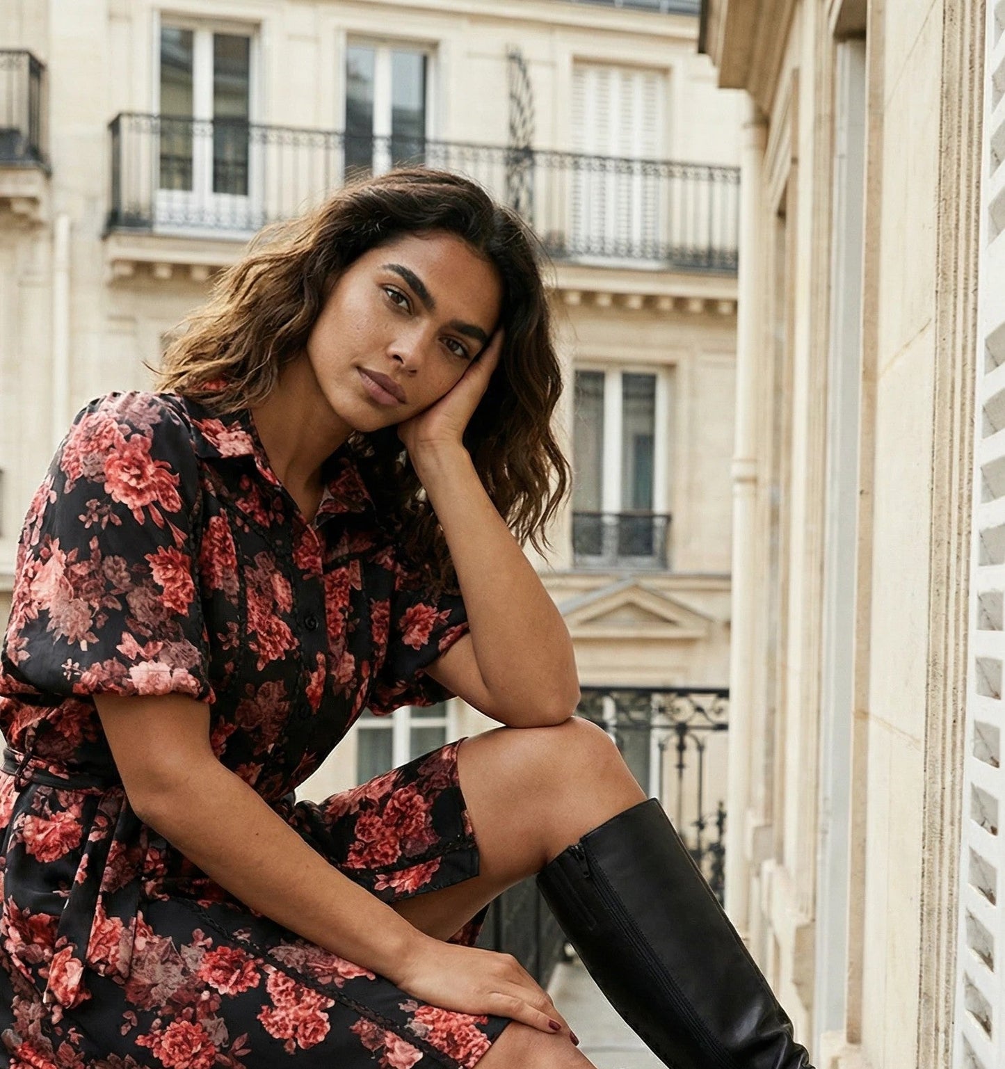 Ruby Floral Shirt Dress