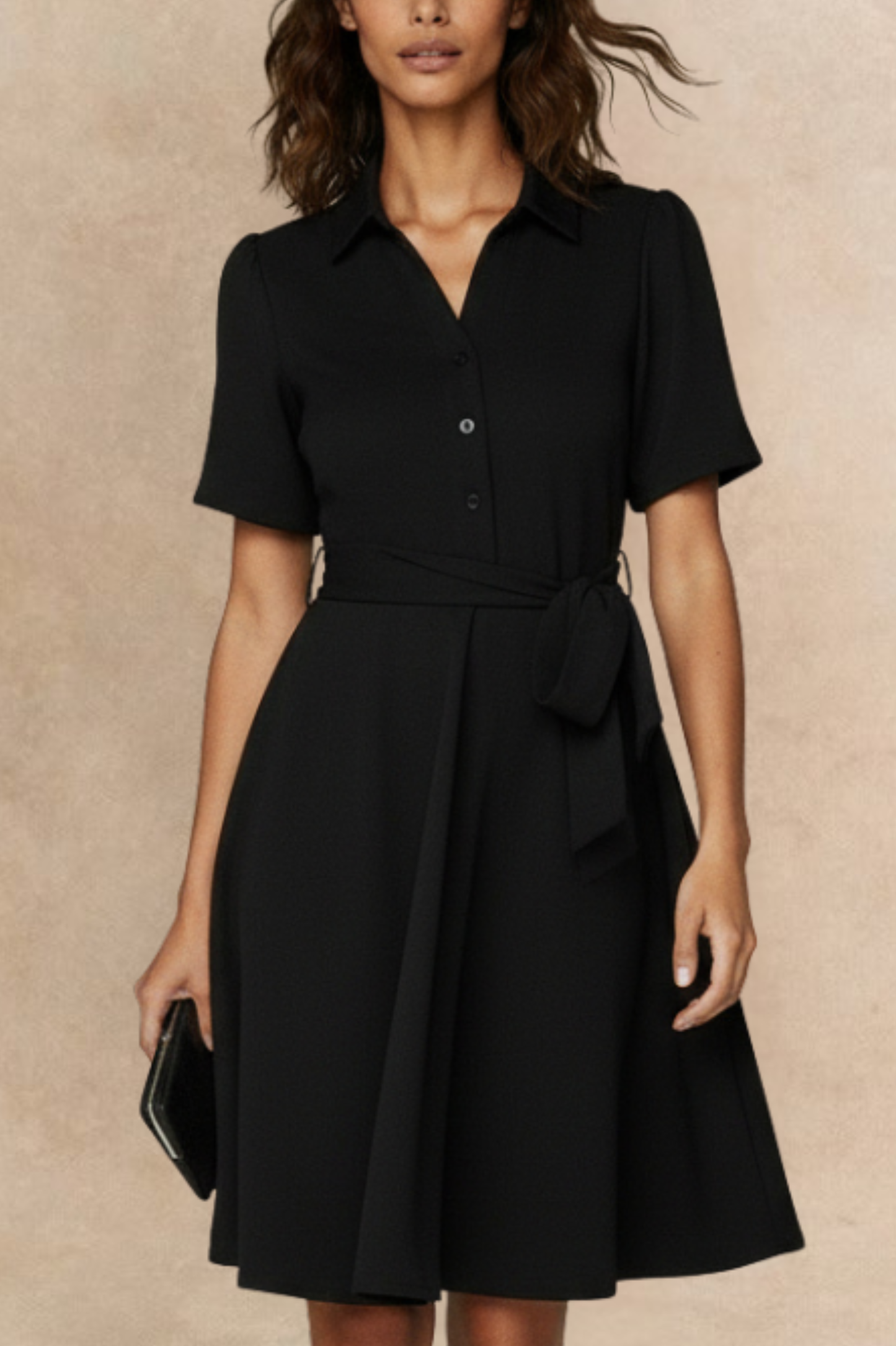 Coralie Tie-Waist Fit & Flare Dress