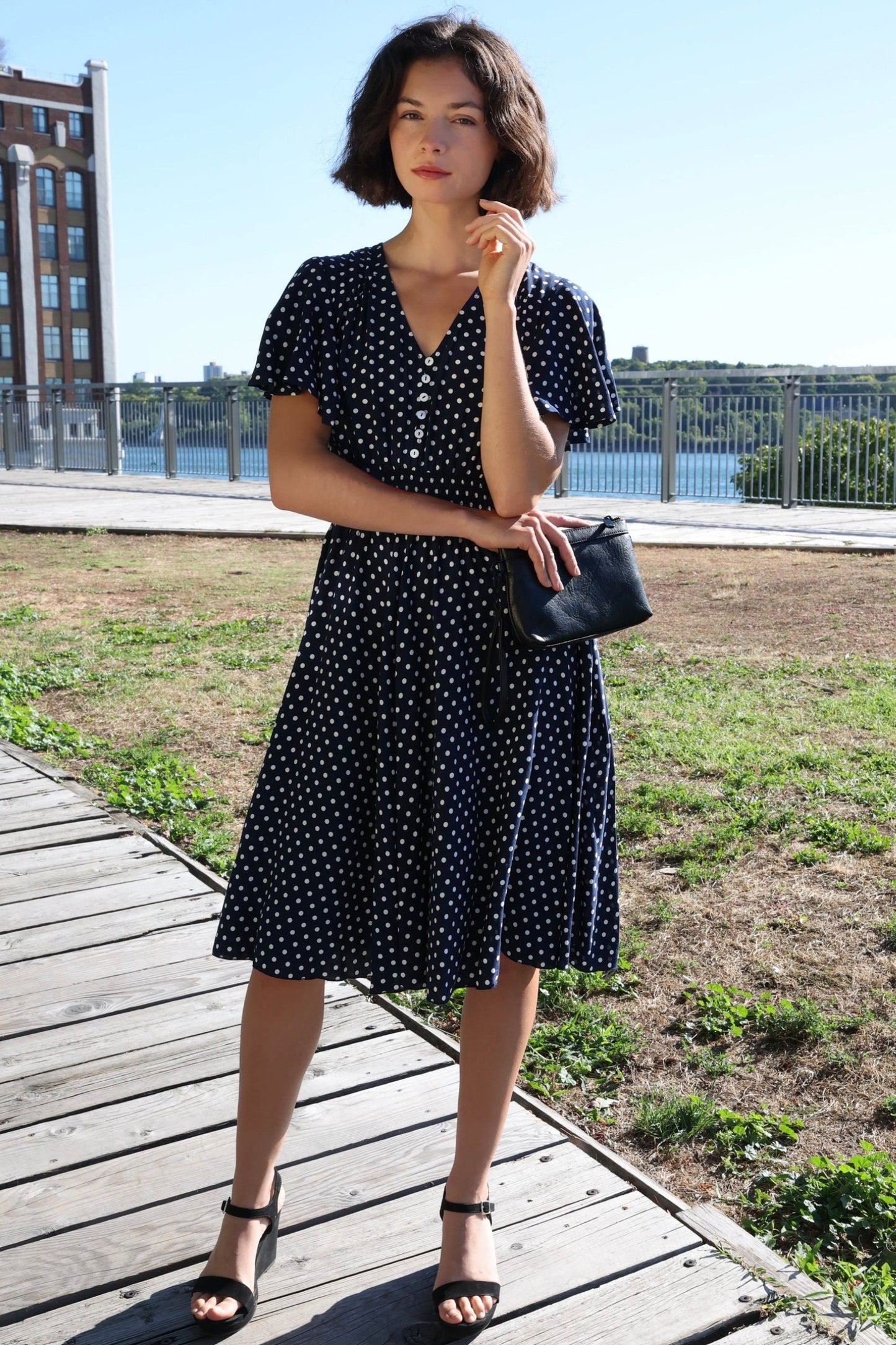 Antoinette Polka Dots Dress
