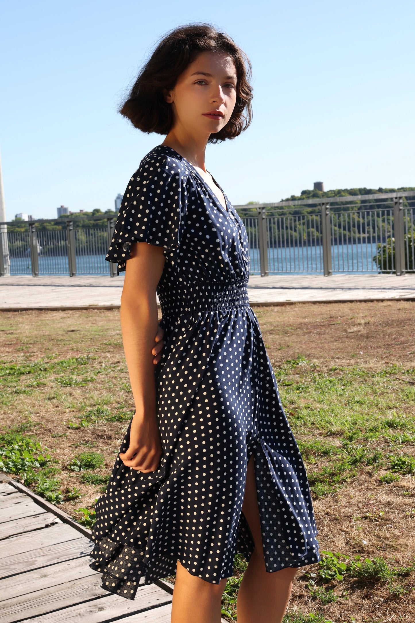 Antoinette Polka Dots Dress