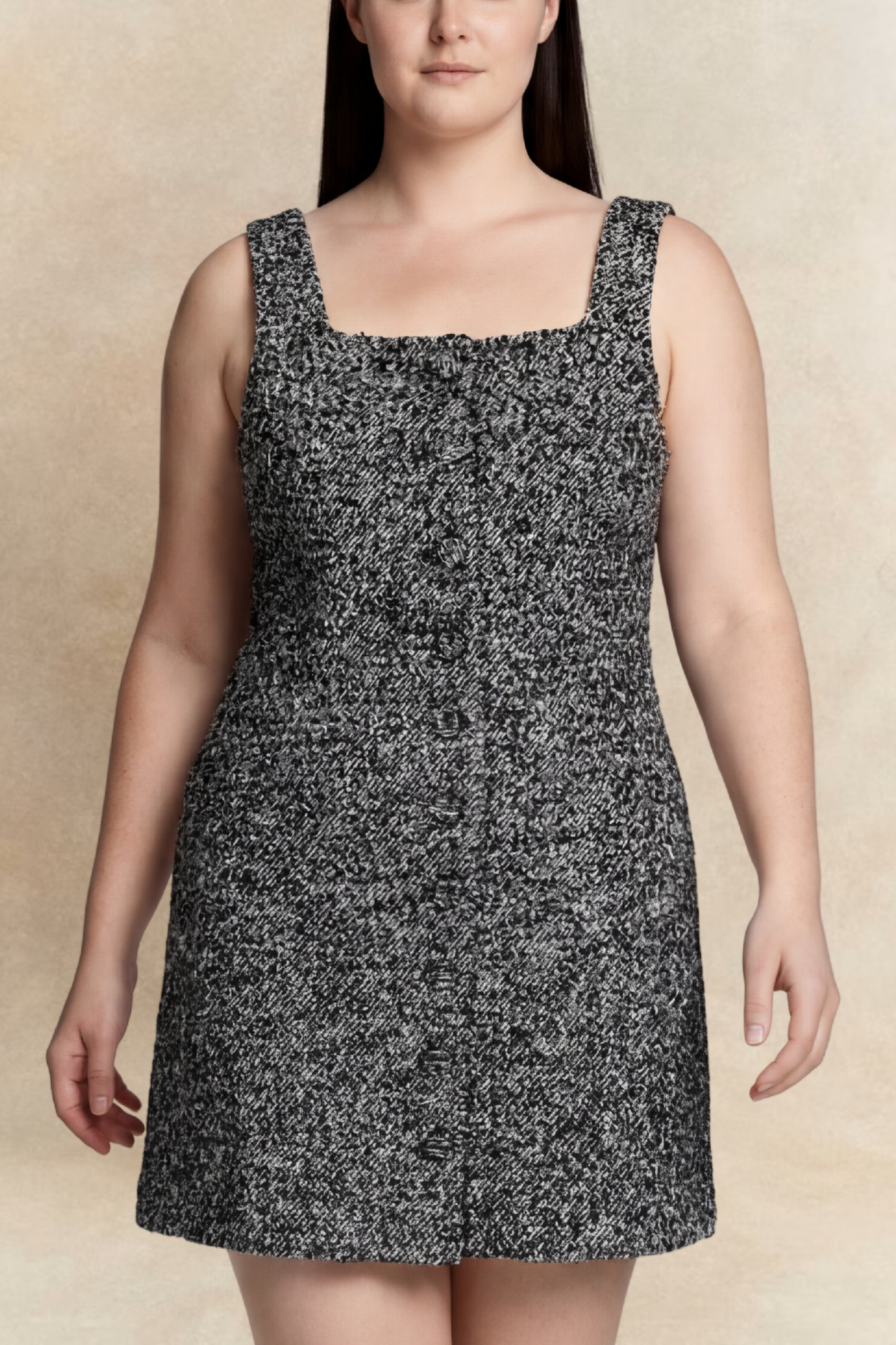 Madelaine Tweed Apron Dress