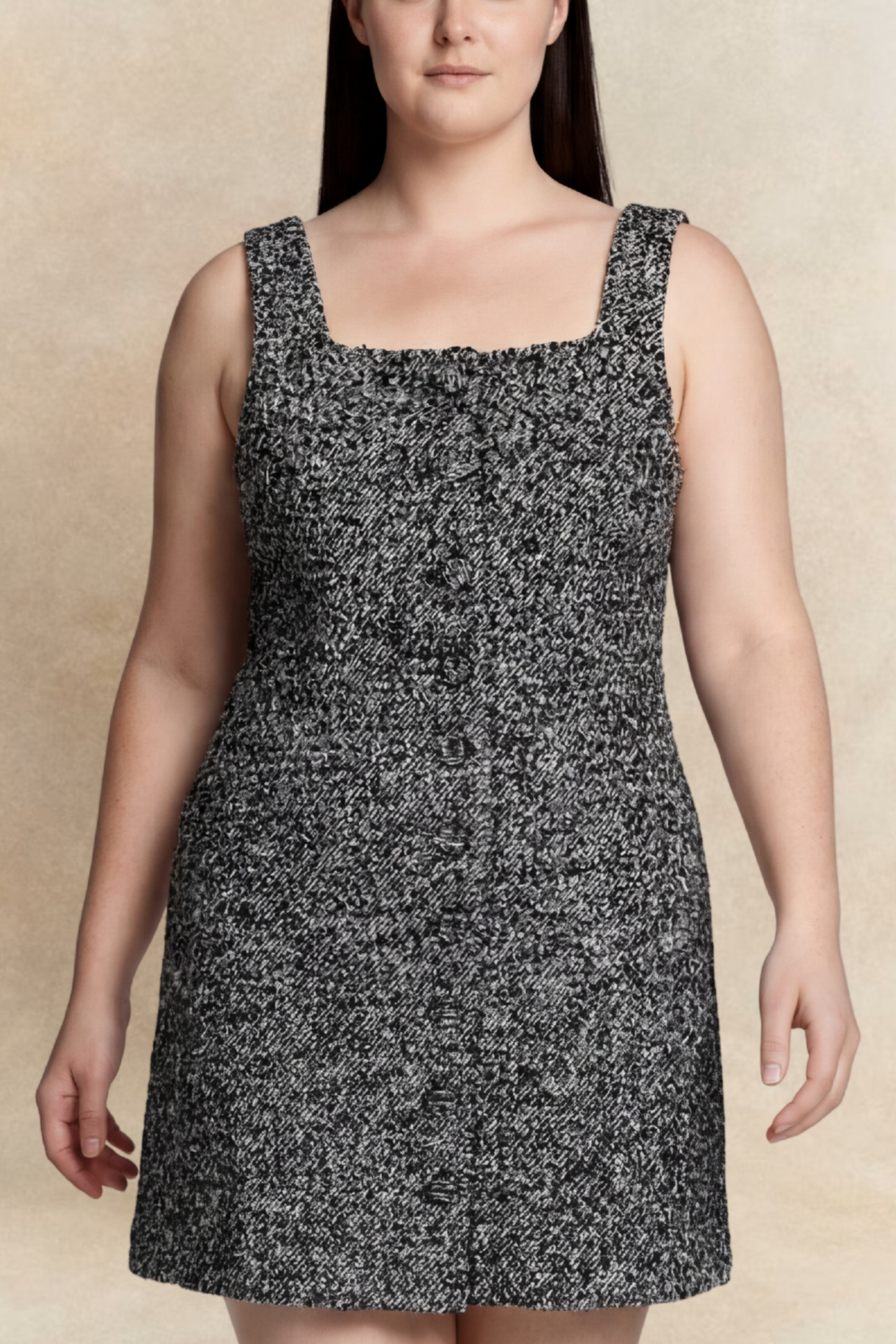 Madelaine Tweed Apron Dress