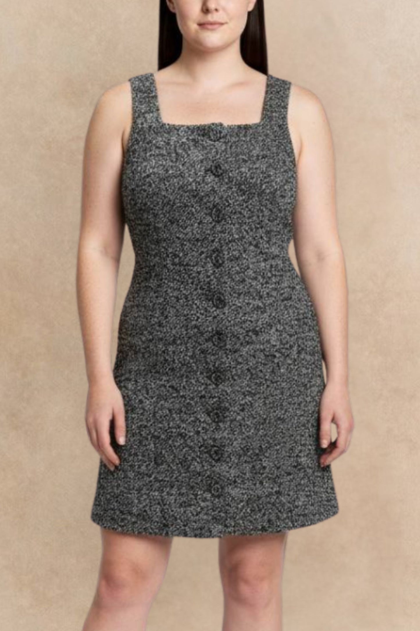 Madelaine Tweed Apron Dress