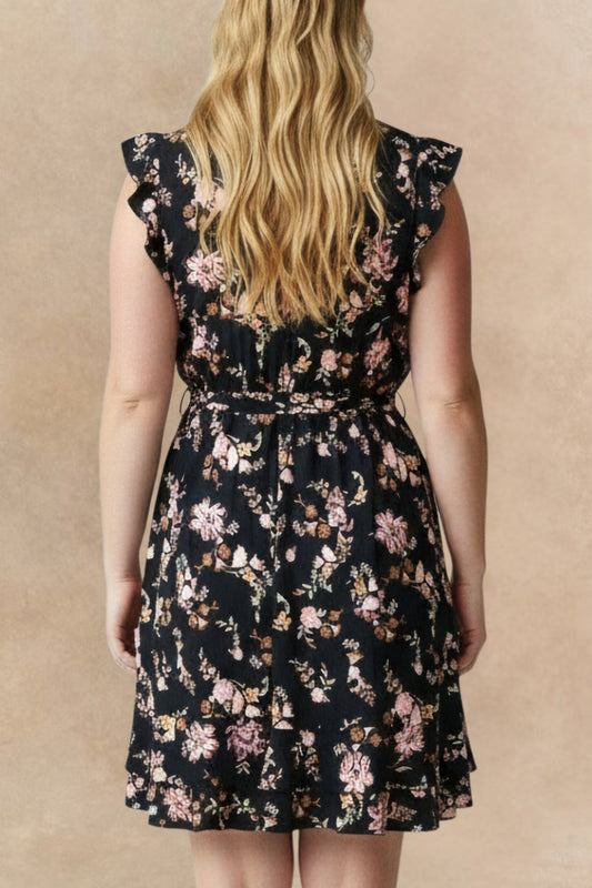 Natasha Floral Print Short Dress