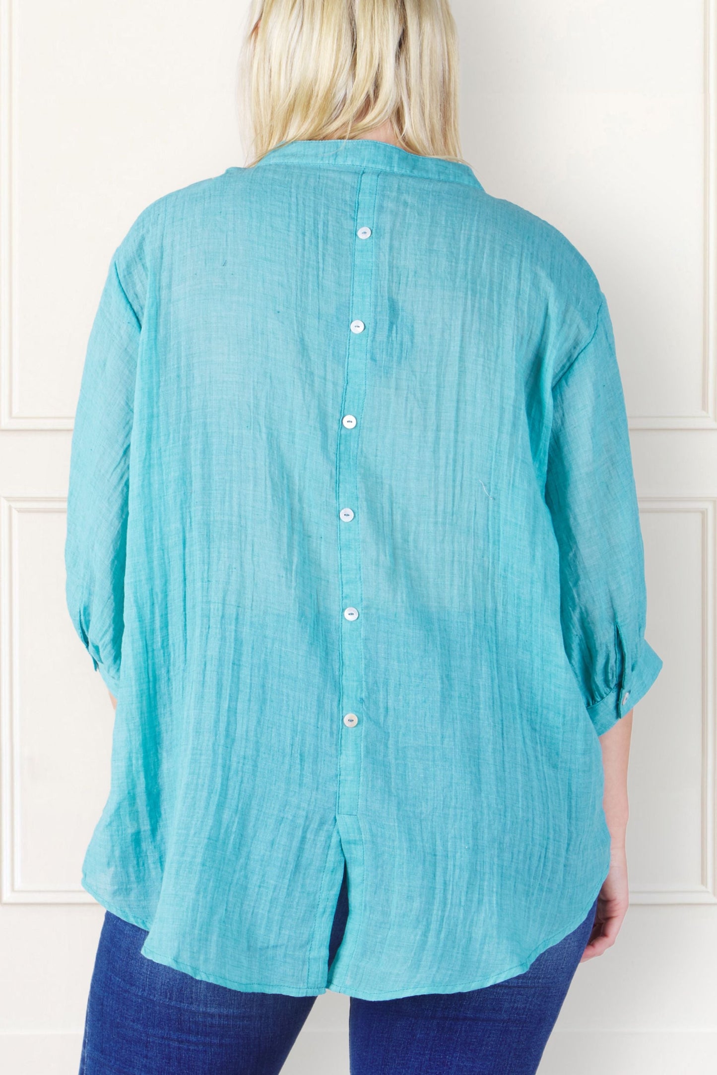 PRE-SALE | Roxanne Oversized Shirt Semi-Sheer Cotton Blend