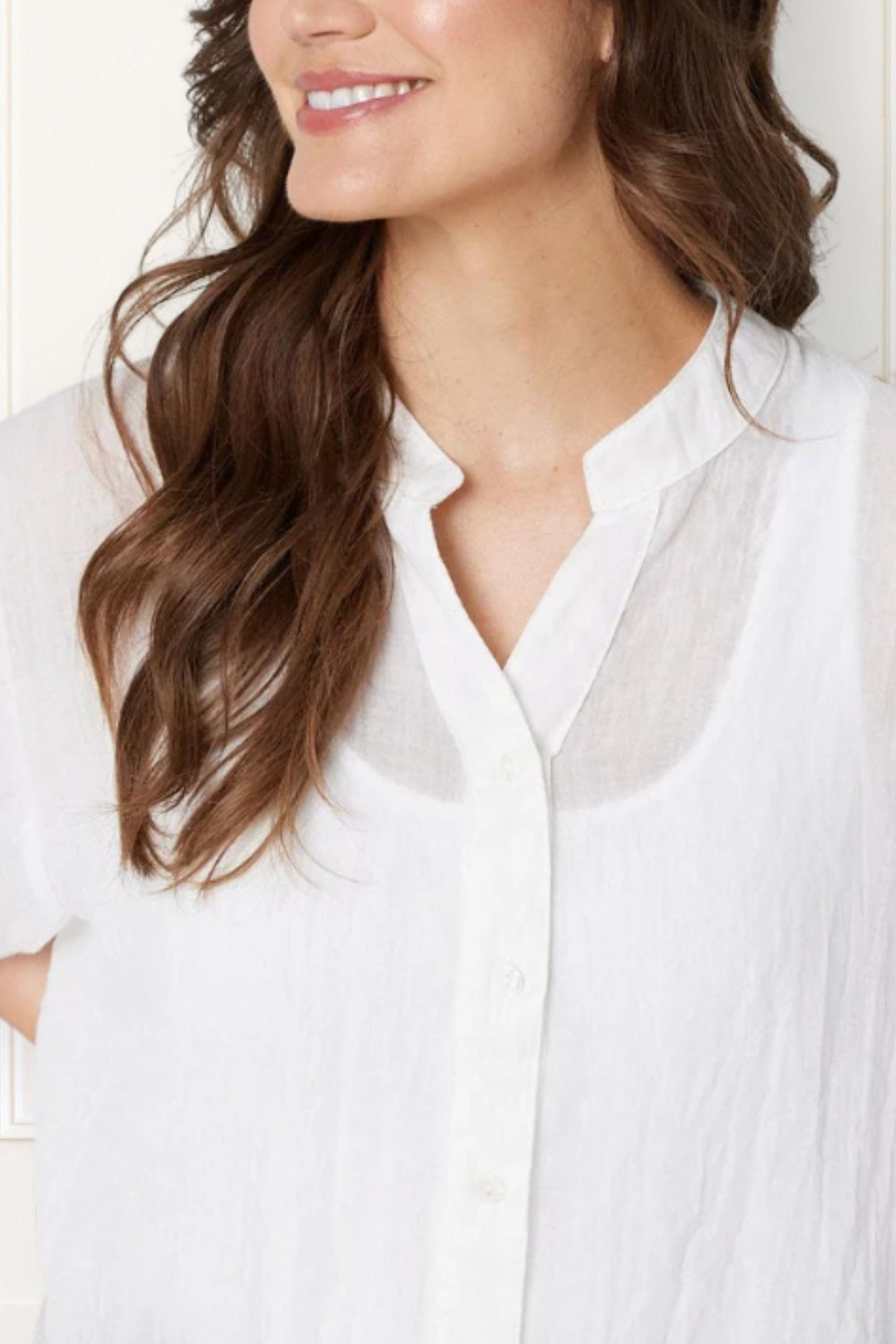 PRE-SALE | Roxanne Oversized Shirt Semi-Sheer Cotton Blend