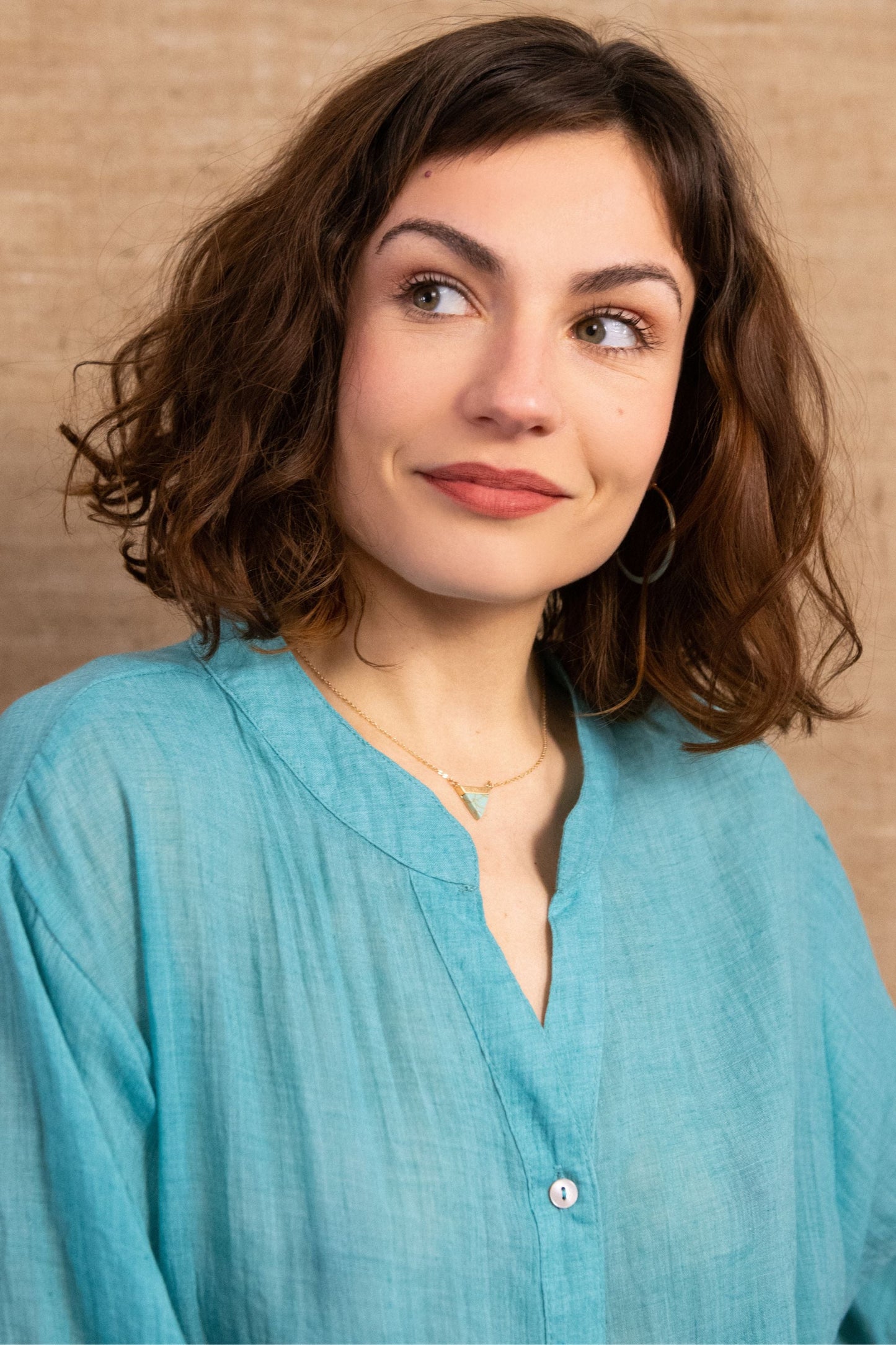 PRE-SALE | Roxanne Oversized Shirt Semi-Sheer Cotton Blend