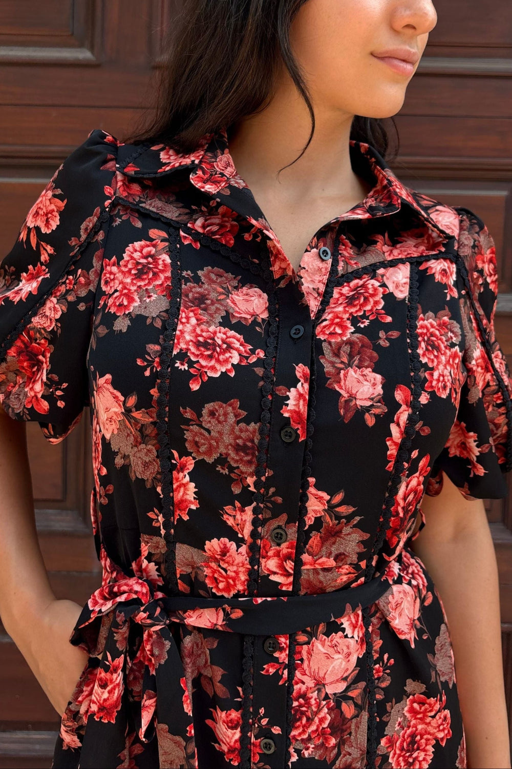Ruby Floral Shirt Dress
