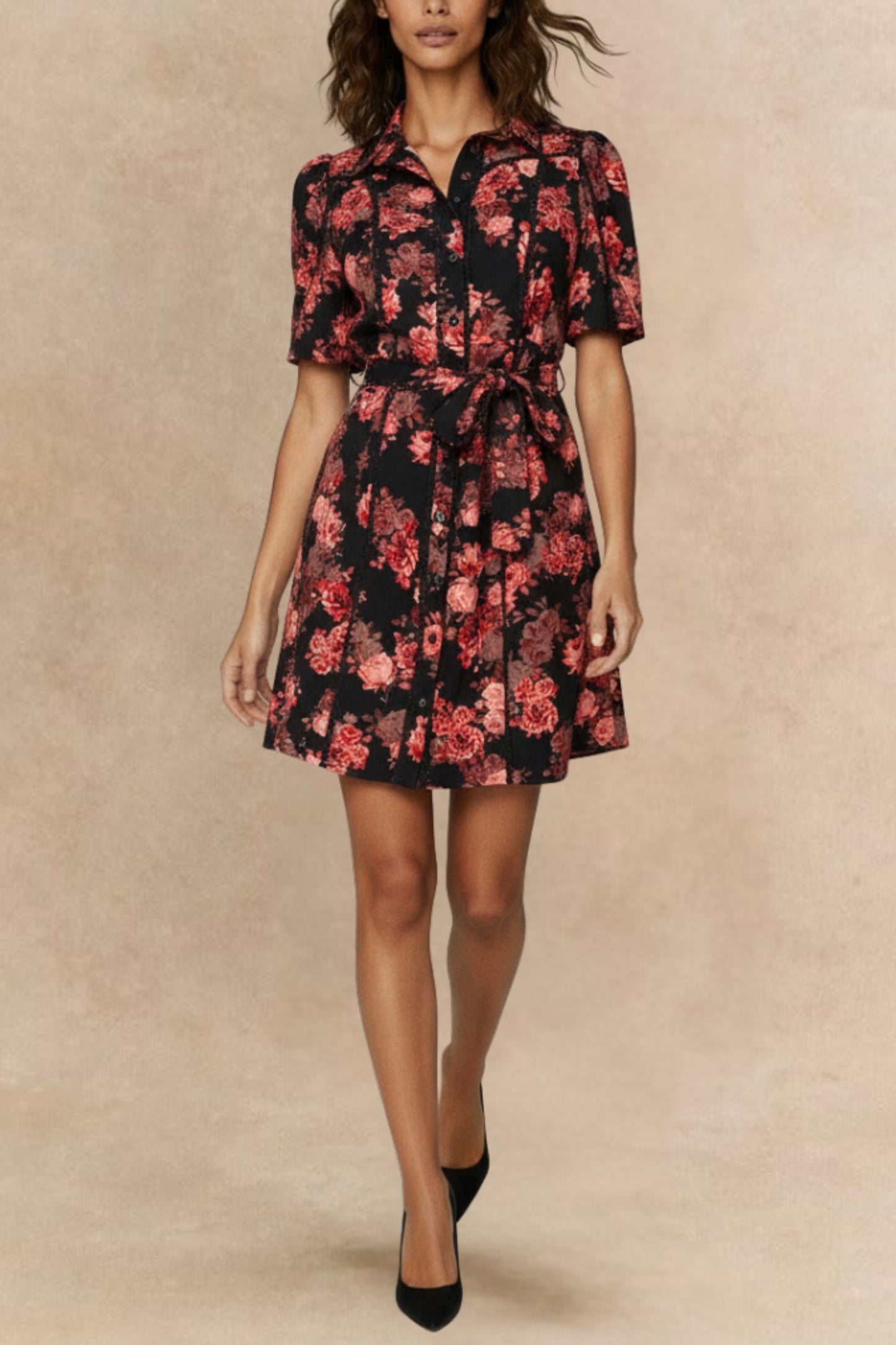 Ruby Floral Shirt Dress