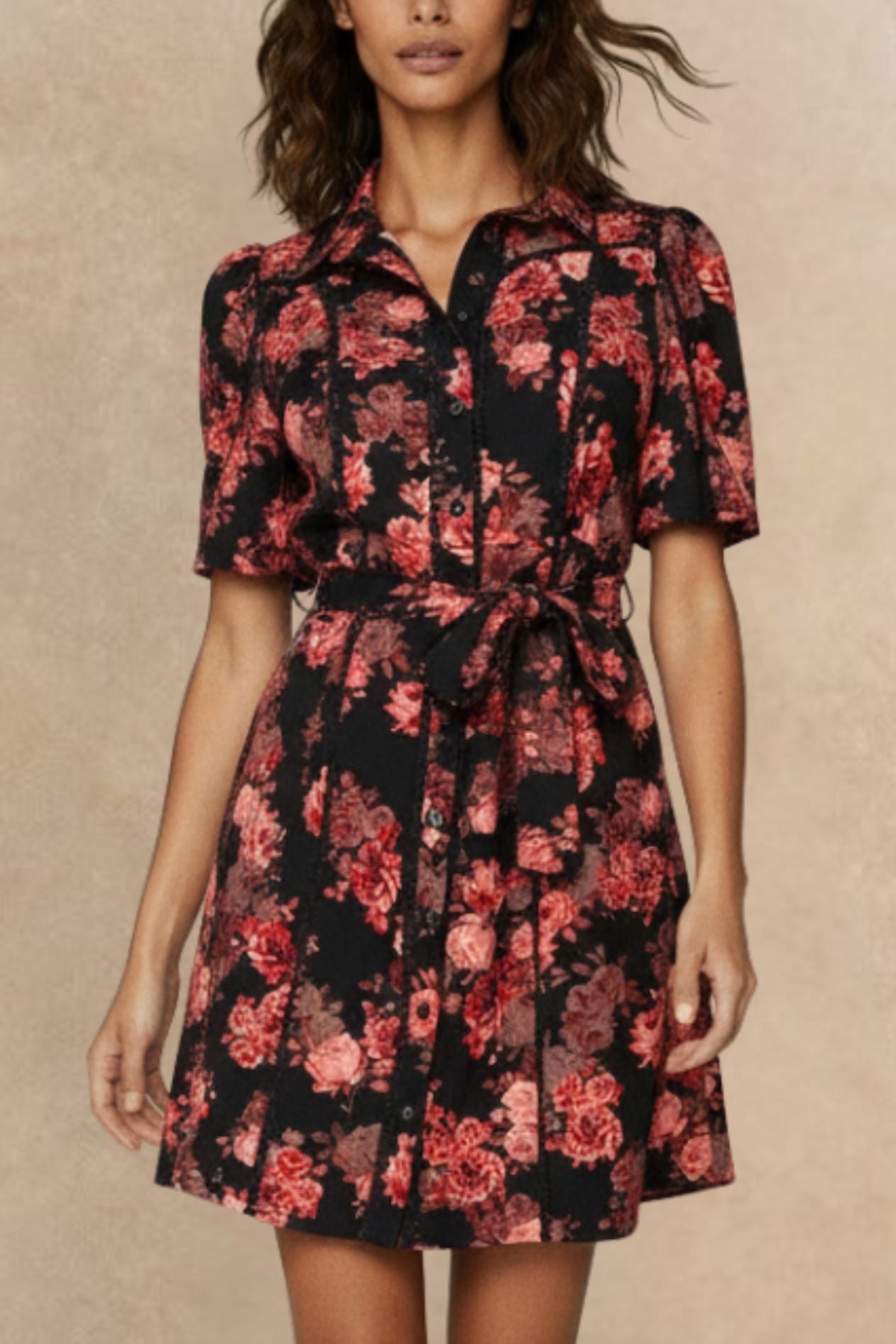 Ruby Floral Shirt Dress