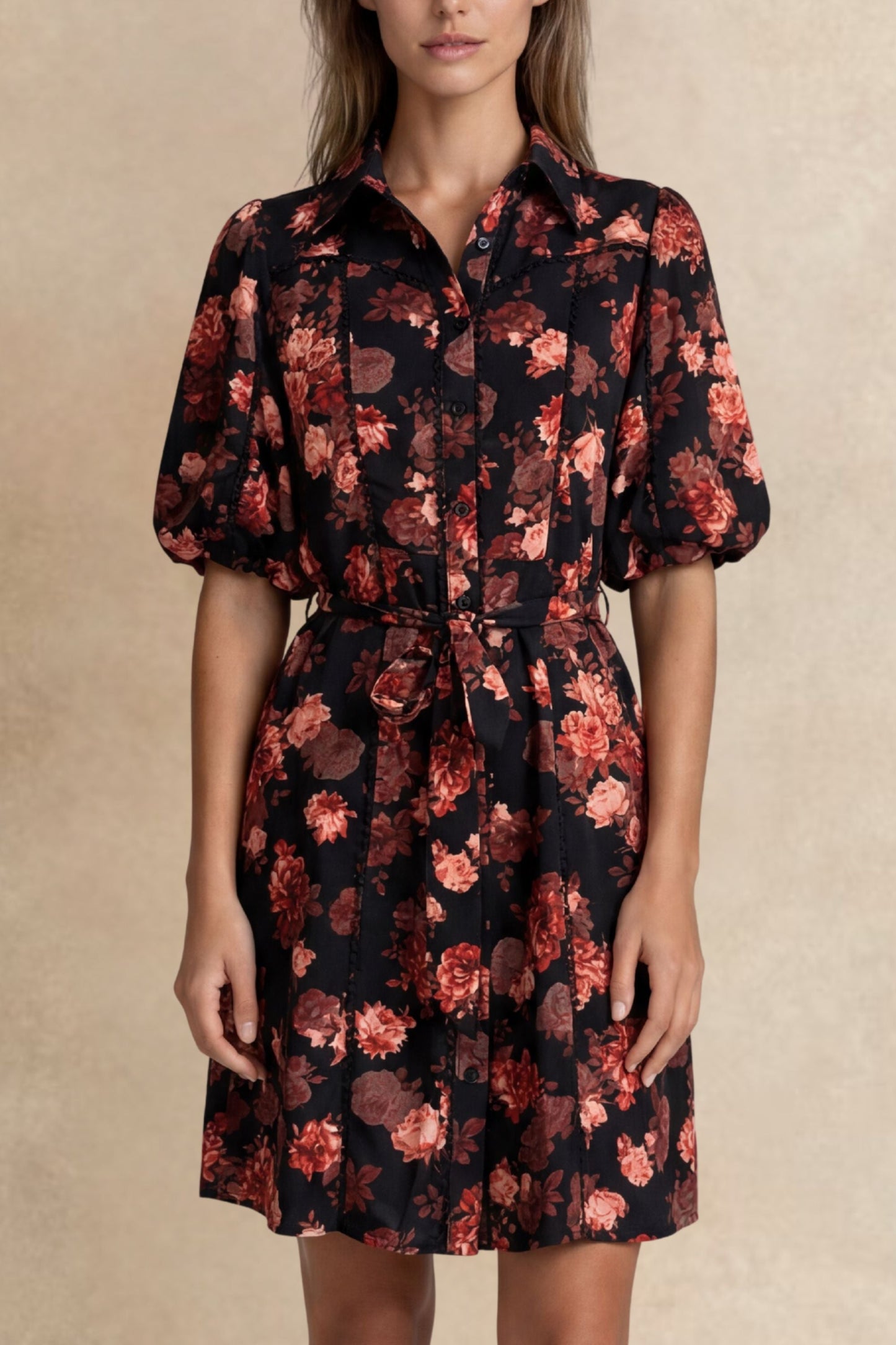 Ruby Floral Shirt Dress
