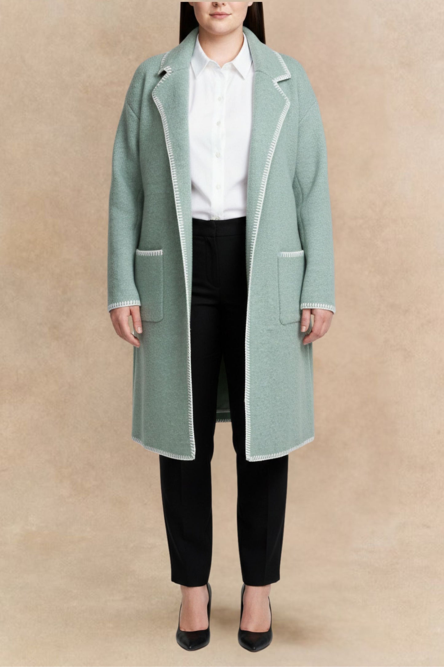 Solana Knit Cardigan Long Open-Front