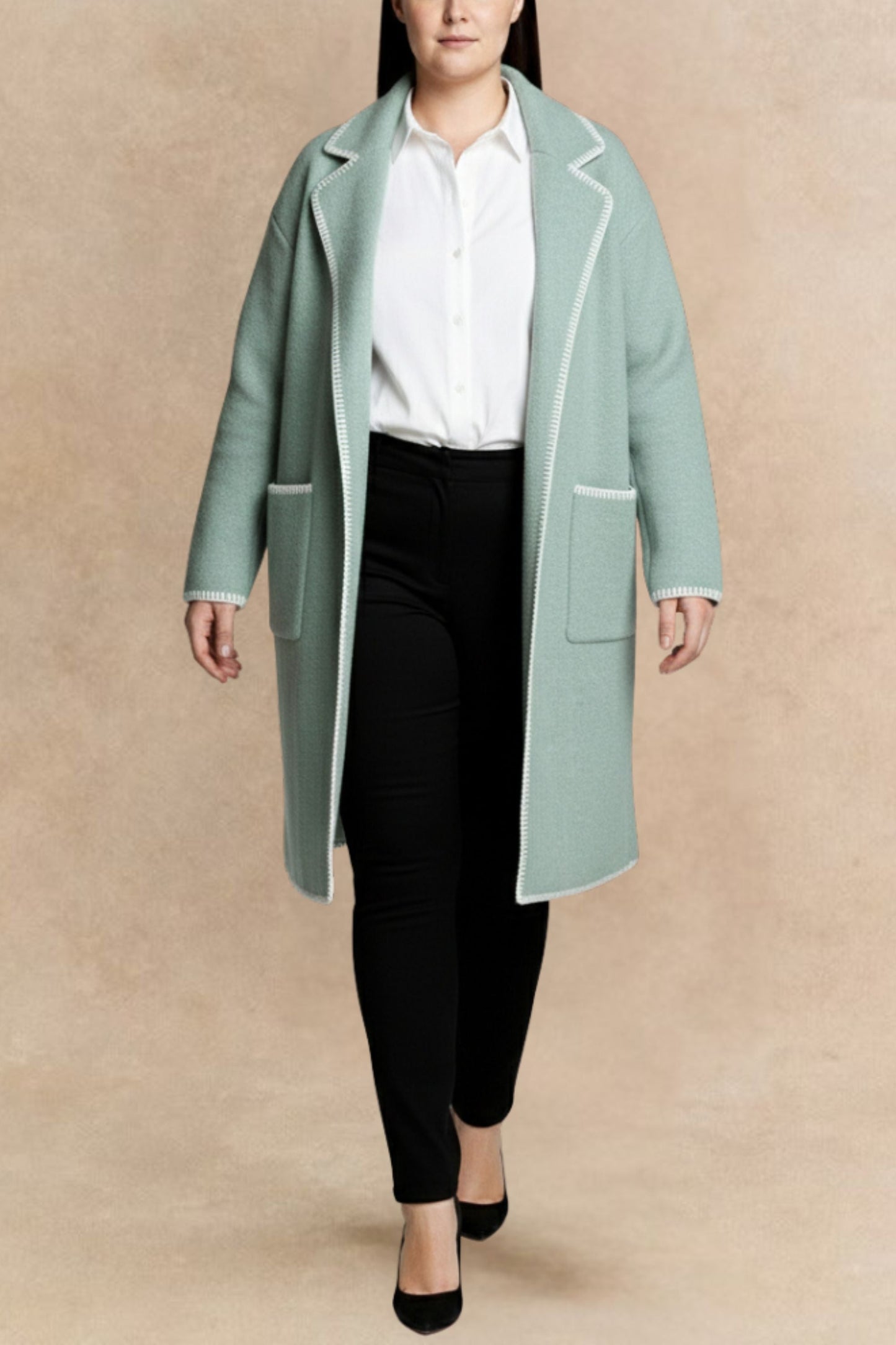 Solana Knit Cardigan Long Open-Front